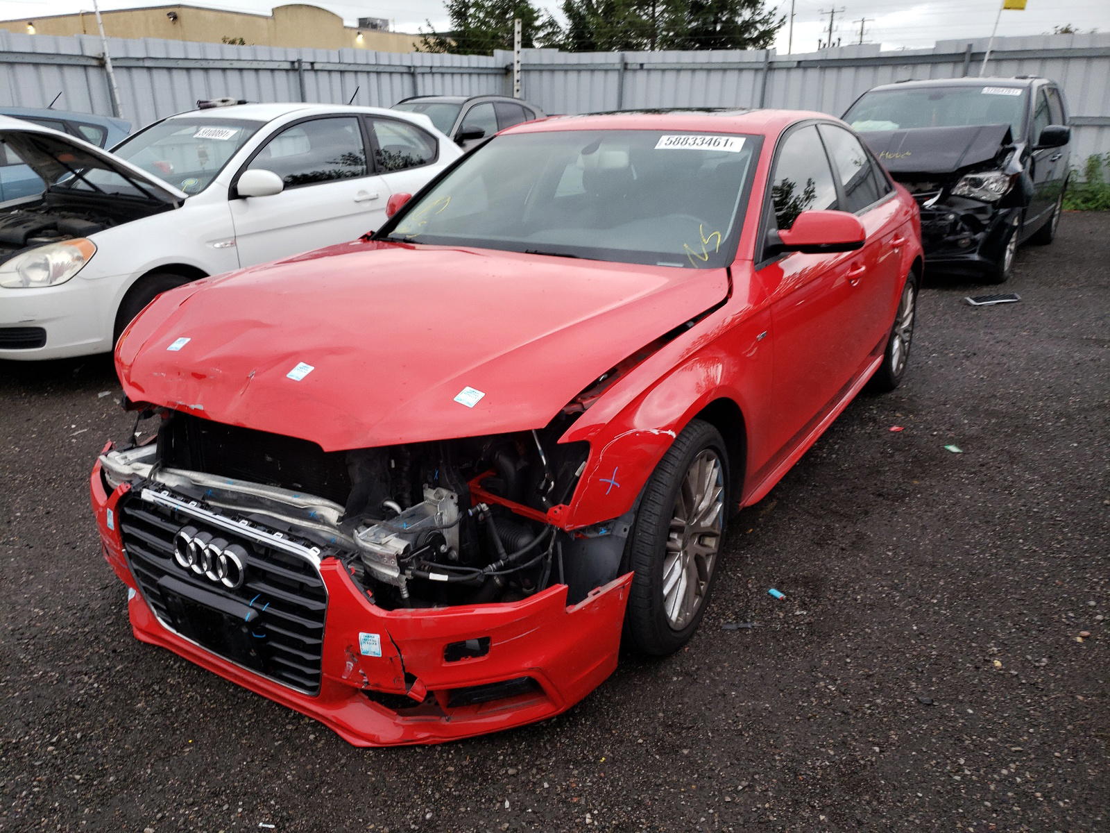 Photo 2 from auction – 2015 AUDI A4 PREMIUM with VIN WAUBFCFL6FN032485