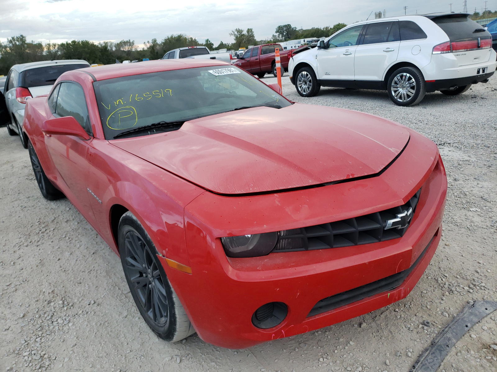 CHEVROLET CAMARO LS 2012 with VIN 2G1FA1E34C9165519 - Photo from auction