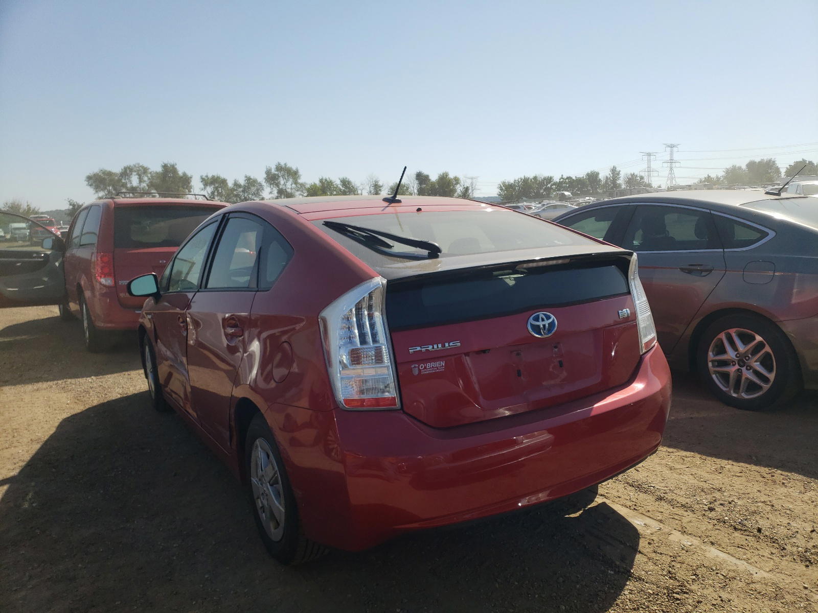 Photo 3 from auction – 2010 TOYOTA PRIUS with VIN JTDKN3DU5A0195426