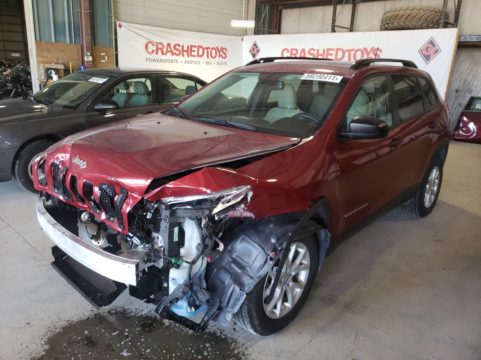Photo 2 from auction – 2017 JEEP CHEROKEE S with VIN 1C4PJMAB0HW609522