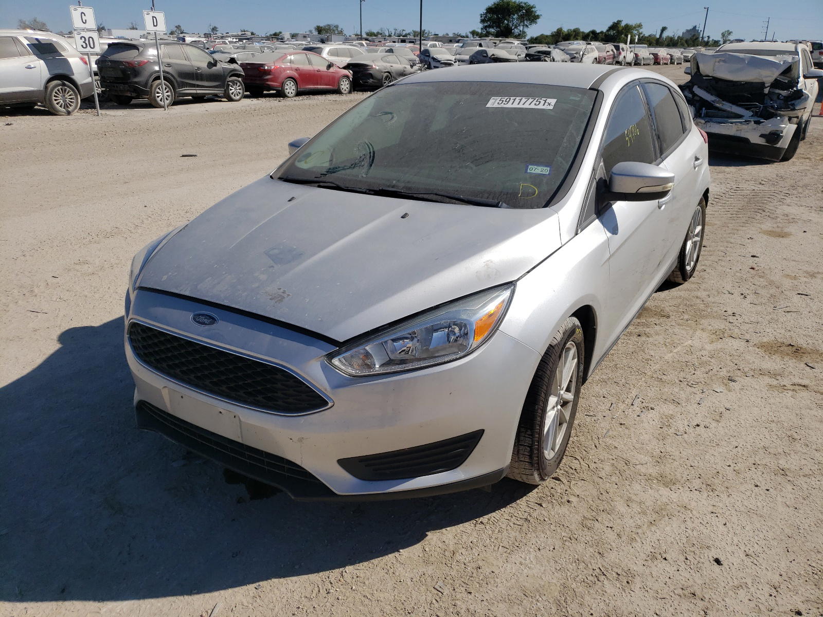 Photo 2 from auction – 2015 FORD FOCUS SE with VIN 1FADP3K25FL234967