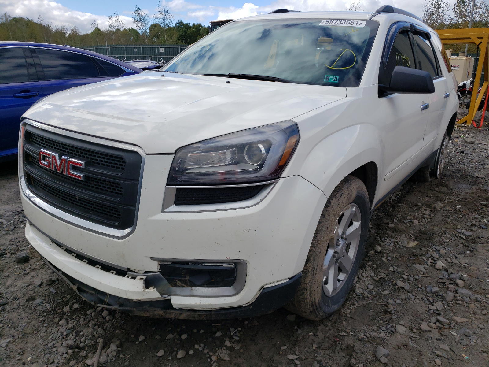 Photo 2 from auction – 2015 GMC ACADIA SLE with VIN 1GKKVNED0FJ319702
