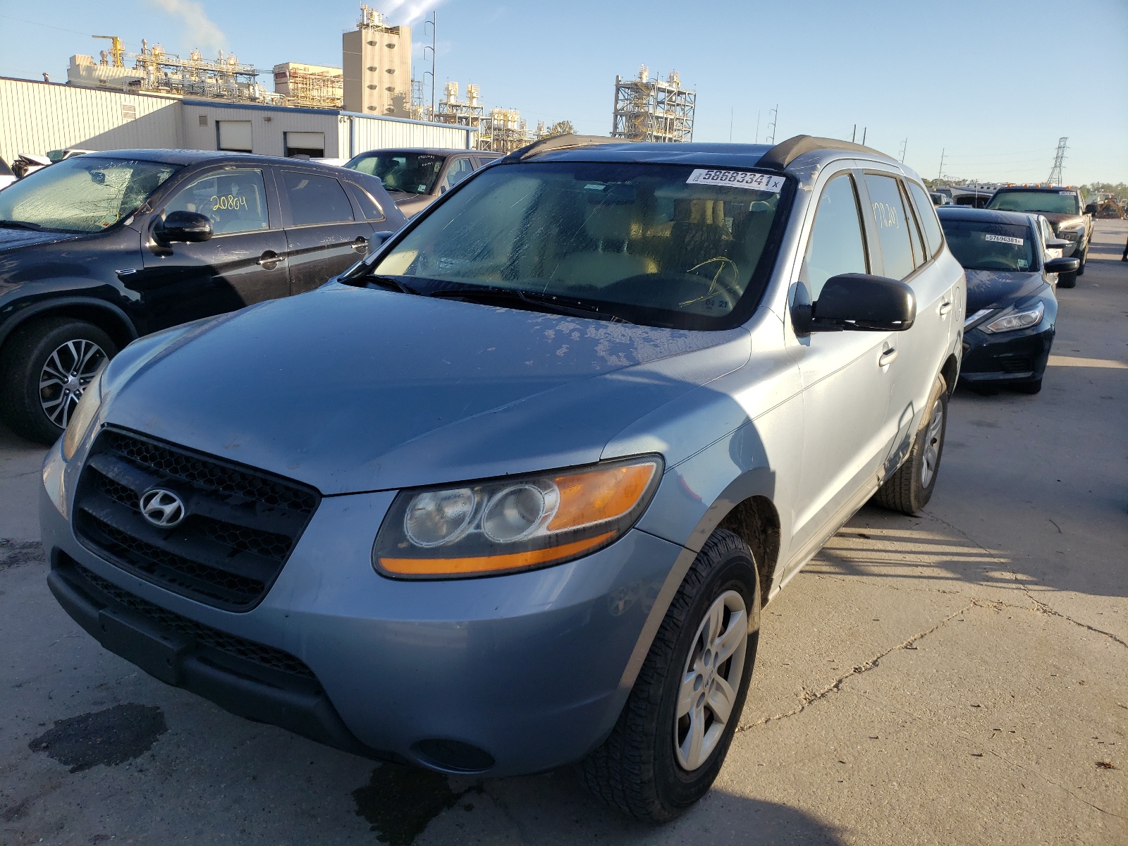 Photo 2 from auction – 2009 HYUNDAI SANTA FE G with VIN 5NMSG13D19H327125
