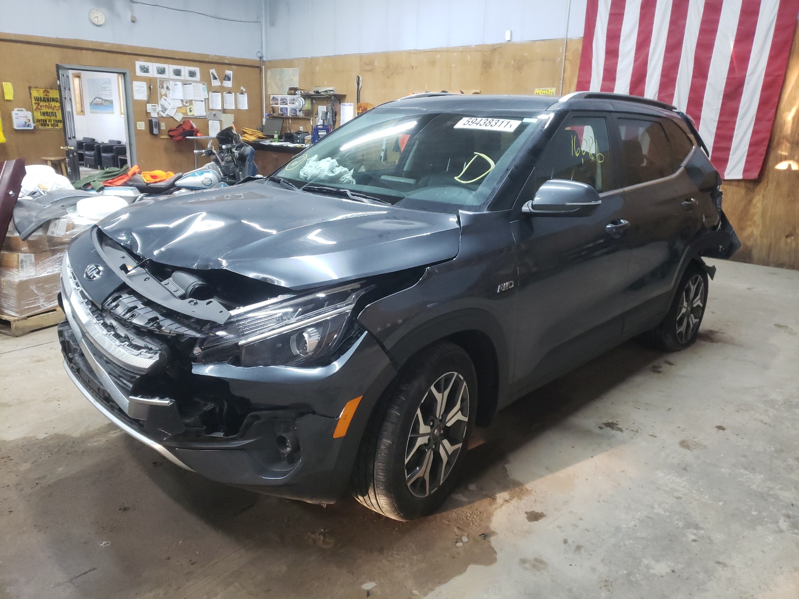 Photo 2 from auction – 2021 KIA SELTOS EX with VIN KNDERCAA9M7118629