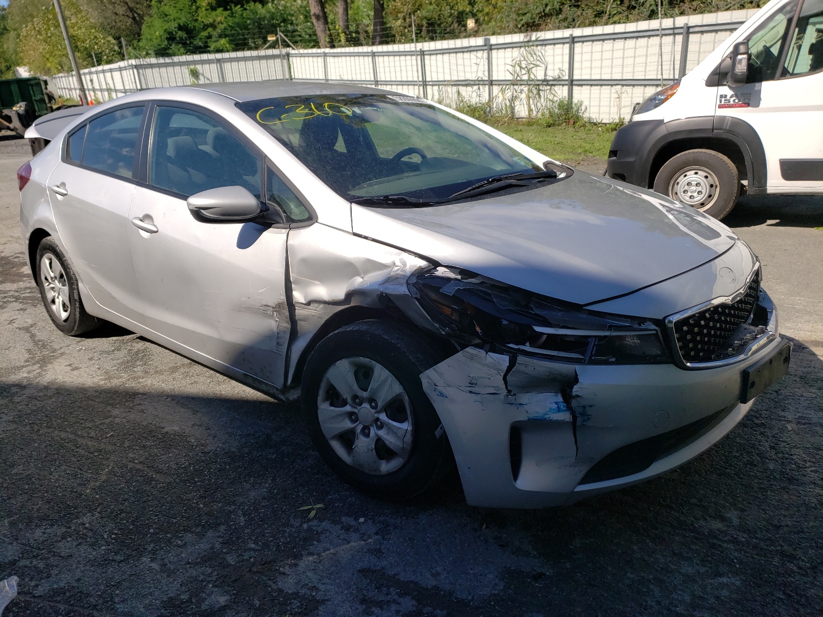 KIA FORTE LX 2018 with VIN 3KPFK4A78JE220244 - Photo from auction