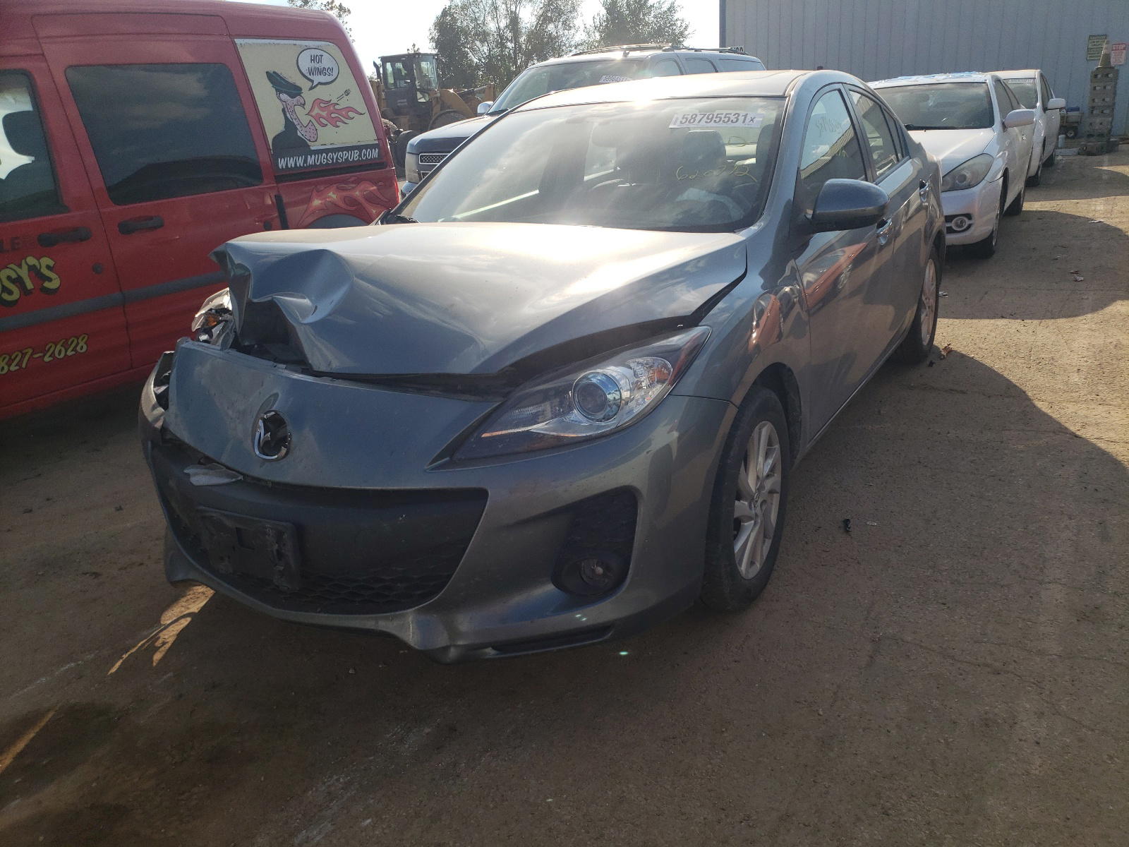 Photo 2 from auction – 2012 MAZDA 3 I with VIN JM1BL1W75C1620772