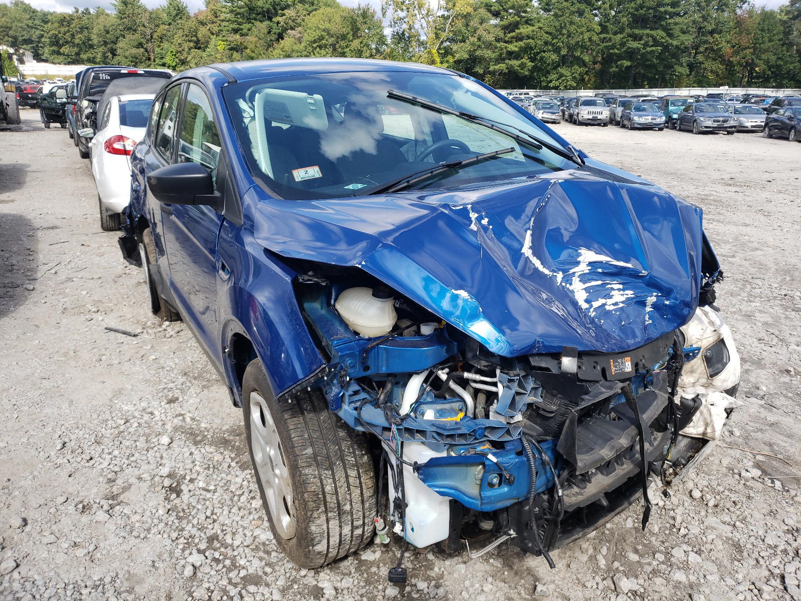 FORD ESCAPE S 2017 with VIN 1FMCU0F76HUD71007 - Photo from auction