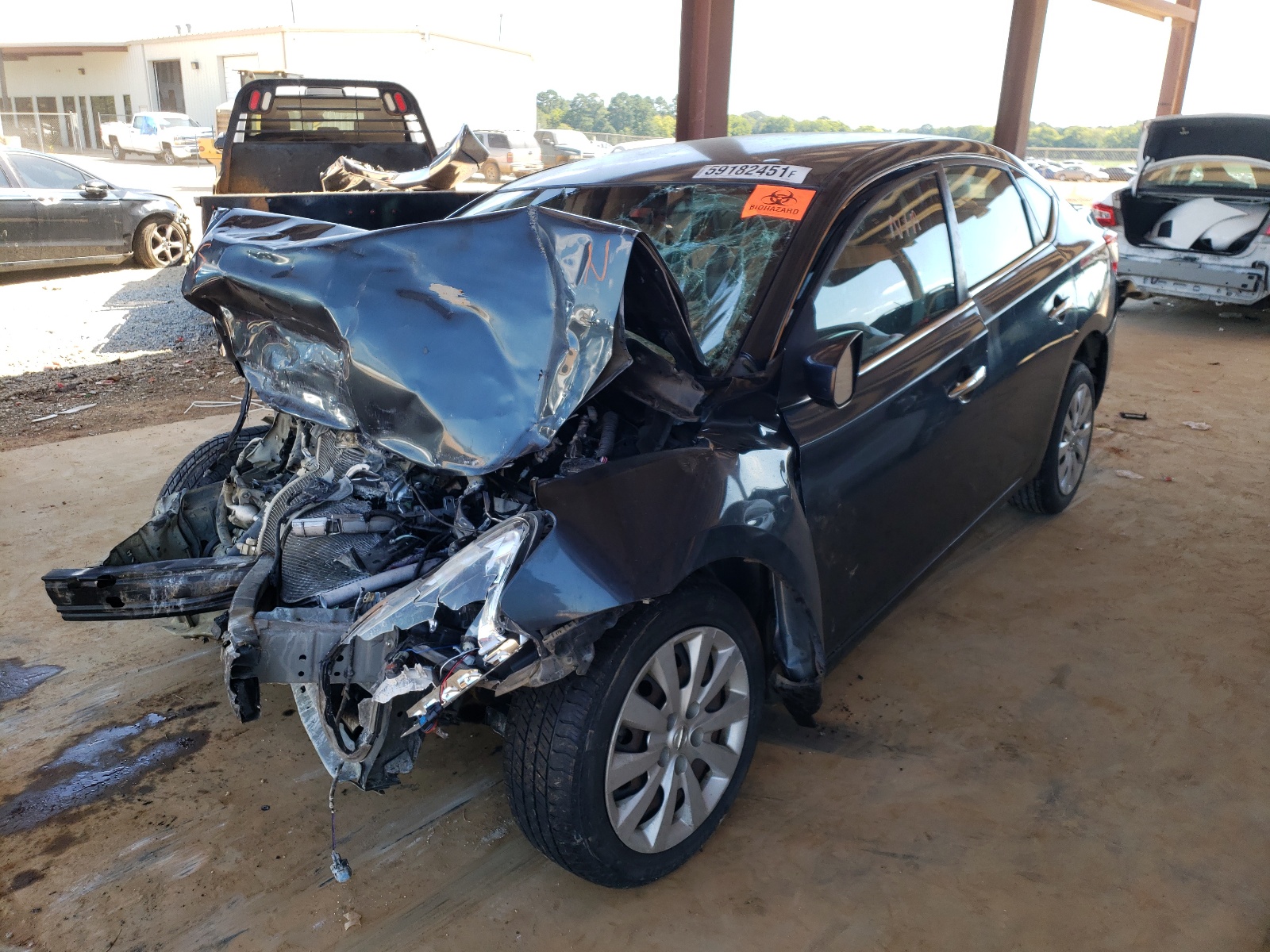 Photo 2 from auction – 2014 NISSAN SENTRA S with VIN 3N1AB7AP7EY262665
