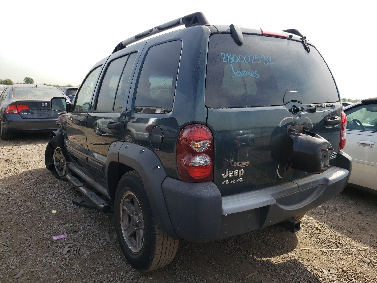 Photo 3 from auction – 2005 JEEP LIBERTY RE with VIN 1J4GL38K95W726919