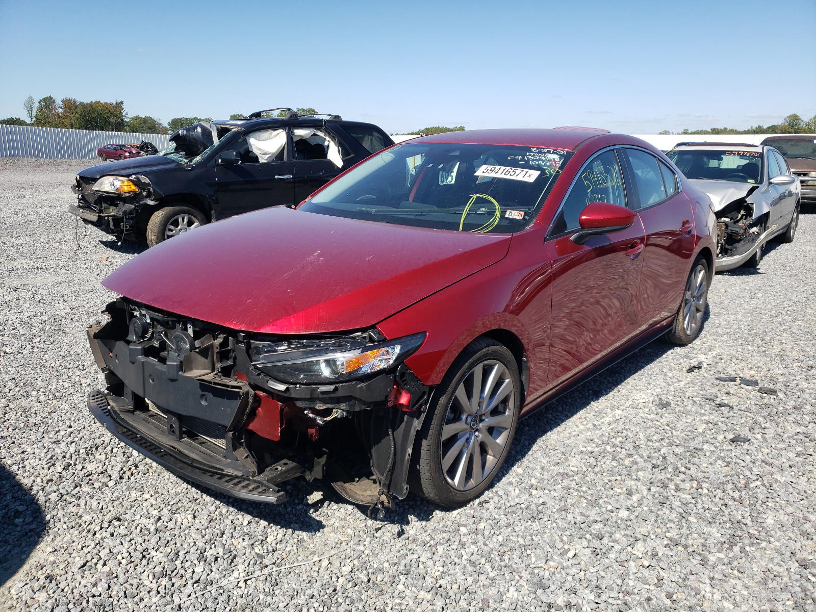 Photo 2 from auction – 2019 MAZDA 3 SELECT with VIN 3MZBPAAL9KM108892