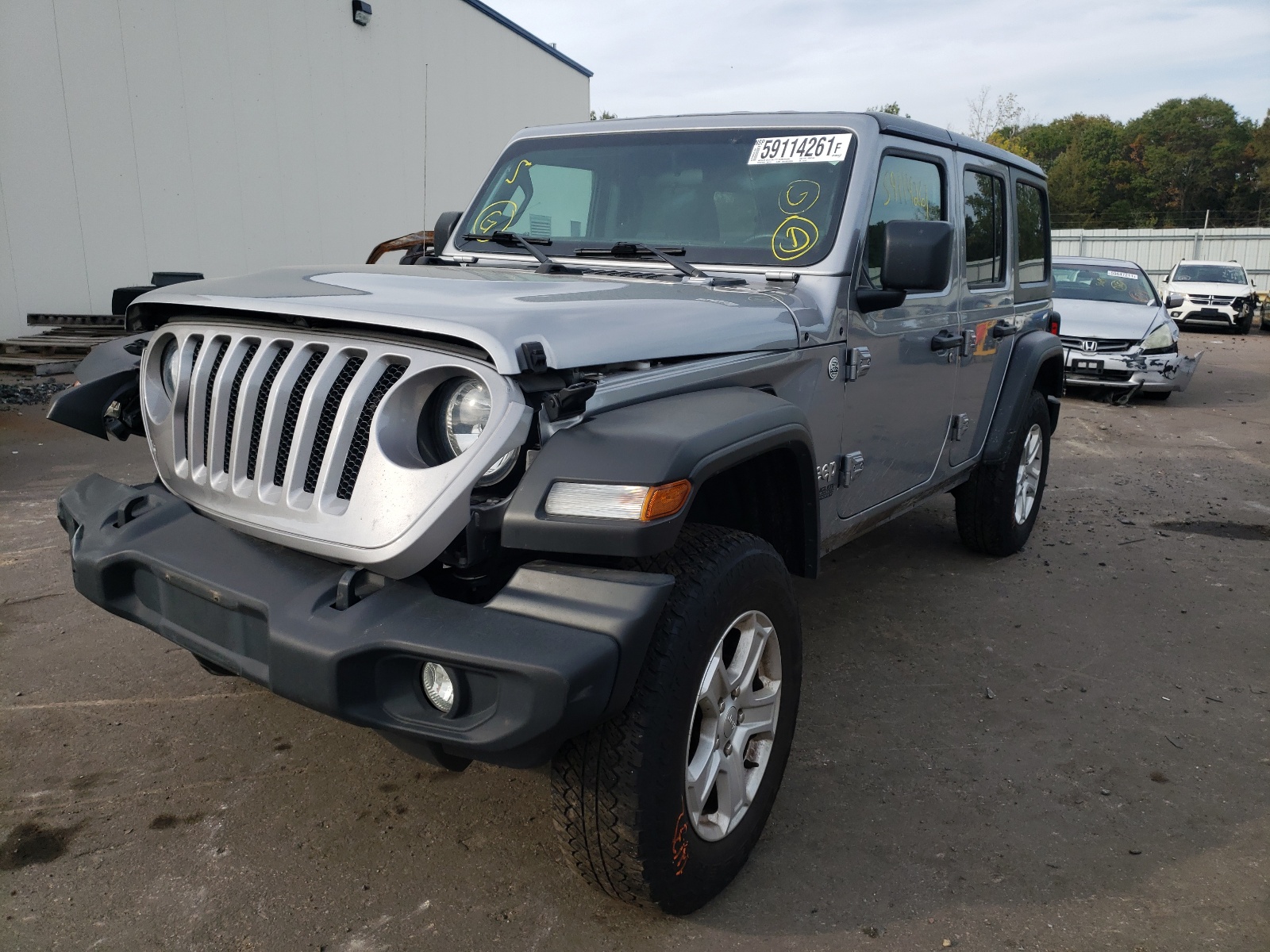Photo 2 from auction – 2020 JEEP WRANGLER U with VIN 1C4HJXDN1LW155110