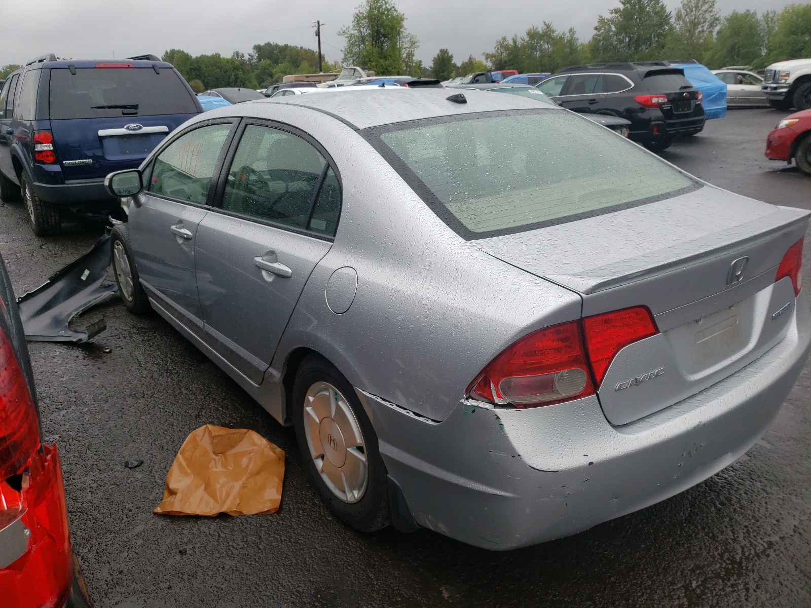 Photo 3 from auction – 2008 HONDA CIVIC HYBR with VIN JHMFA36218S021973