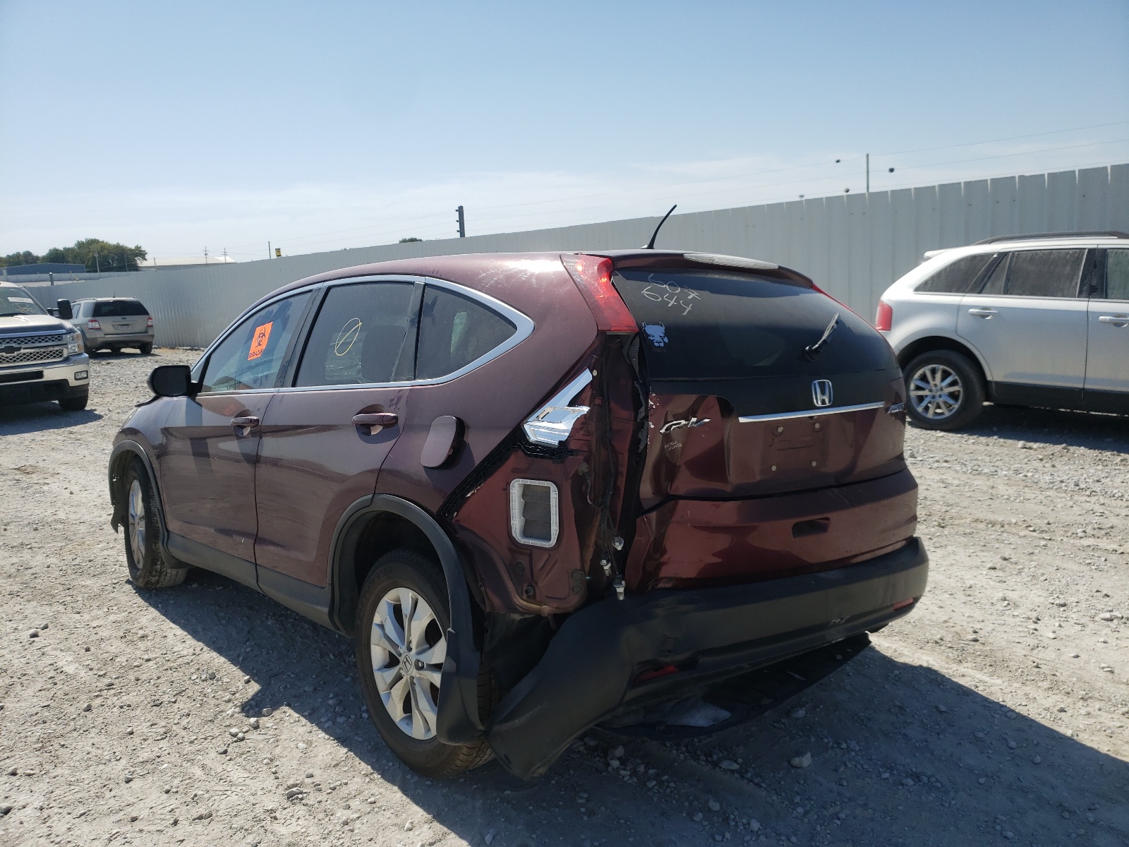 Photo 3 from auction – 2014 HONDA CR-V EX with VIN 5J6RM4H55EL098316