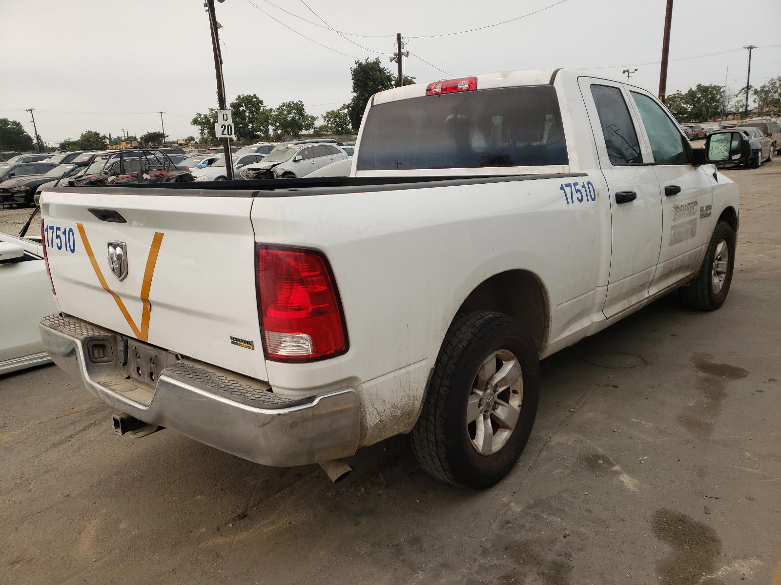 Photo 4 from auction – 2017 RAM 1500 ST with VIN 1C6RR6FG1HS708737