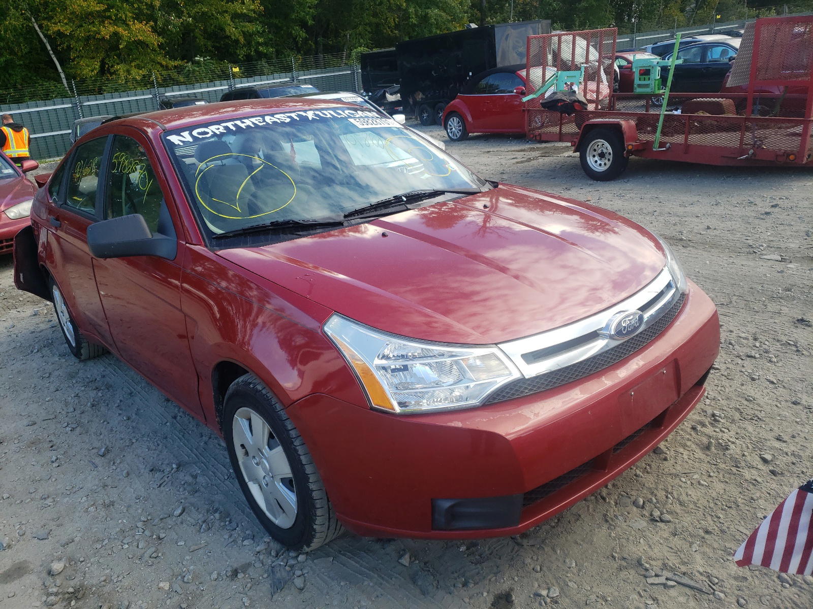 FORD FOCUS S 2011 with VIN 1FAHP3EN3BW110521 - Photo from auction
