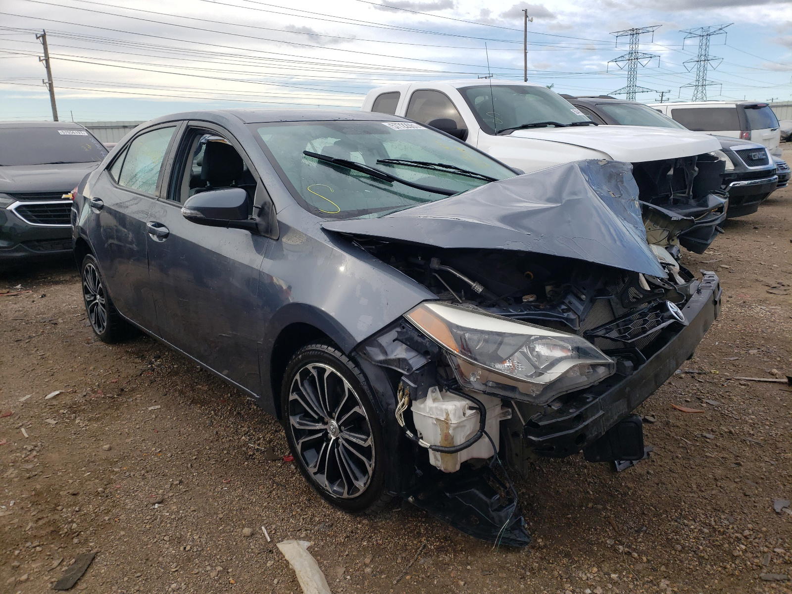TOYOTA COROLLA L 2014 with VIN 5YFBURHE2EP068167 - Photo from auction