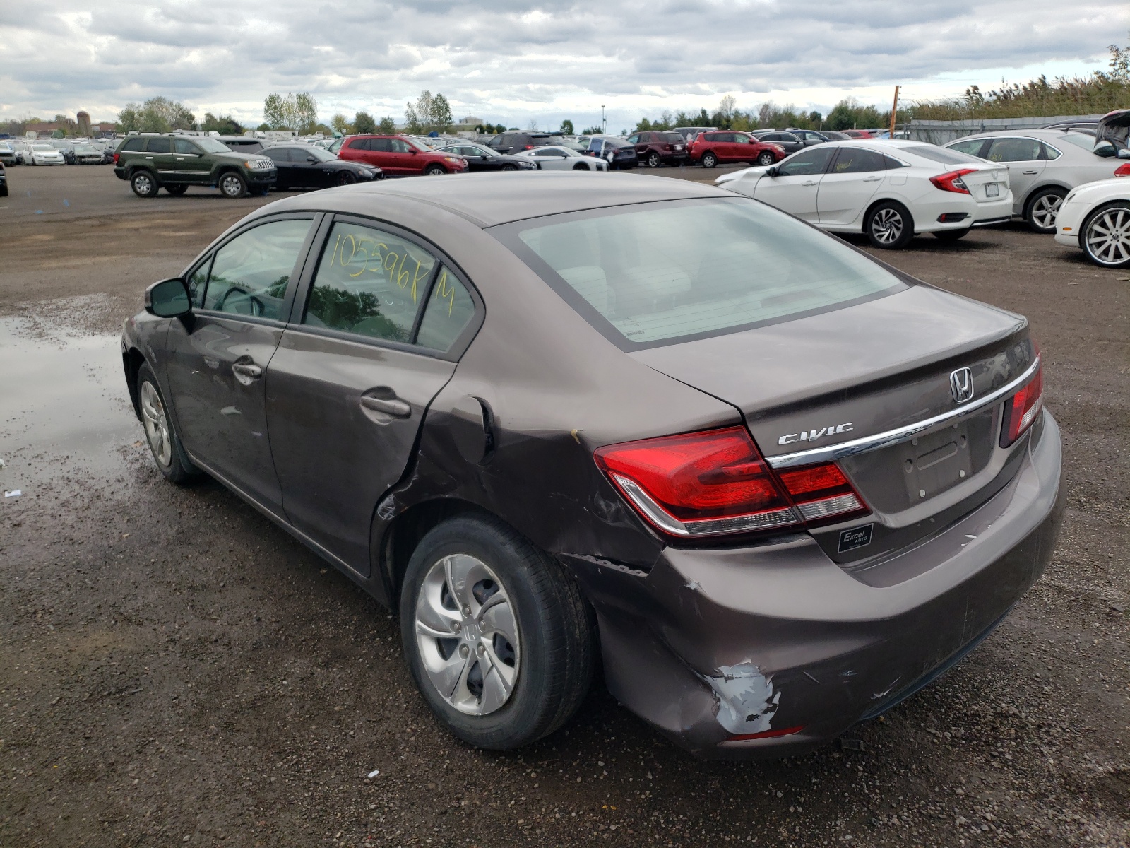 Photo 3 from auction – 2013 HONDA CIVIC LX with VIN 2HGFB2F43DH003701