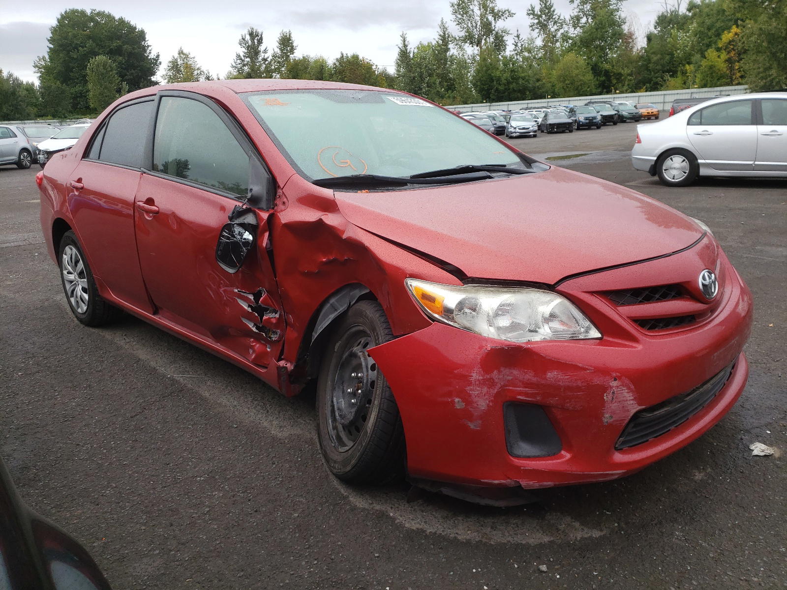 TOYOTA COROLLA BA 2012 with VIN JTDBU4EE4C9172654 - Photo from auction