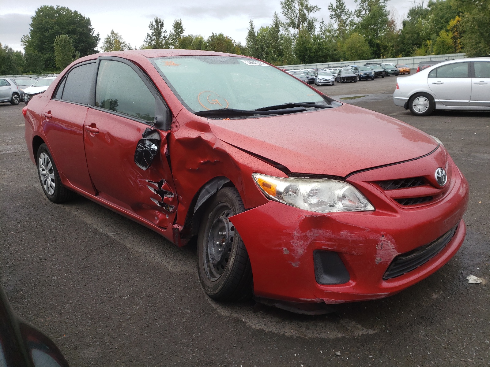 TOYOTA COROLLA BA 2012 z numerem VIN JTDBU4EE4C9172654 - Zdjęcie z aukcji