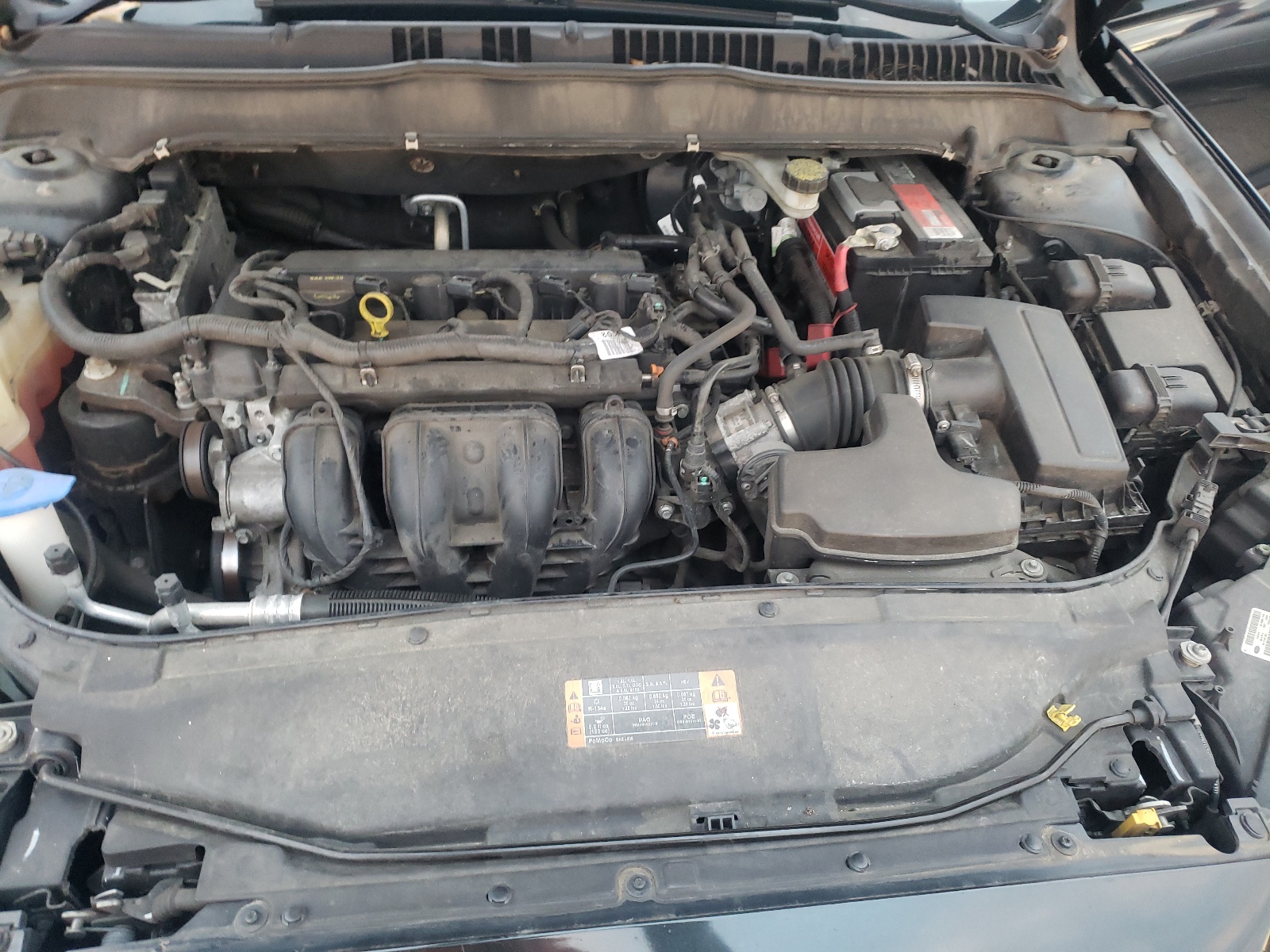 Photo 7 from auction – 2014 FORD FUSION S with VIN 3FA6P0G72ER253567