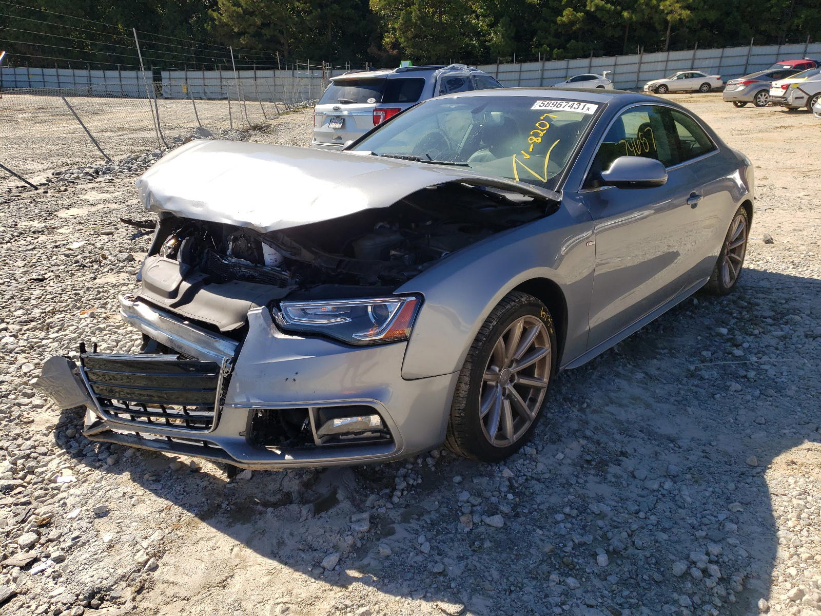Photo 2 from auction – 2016 AUDI A5 PREMIUM with VIN WAUD2AFR4GA008207