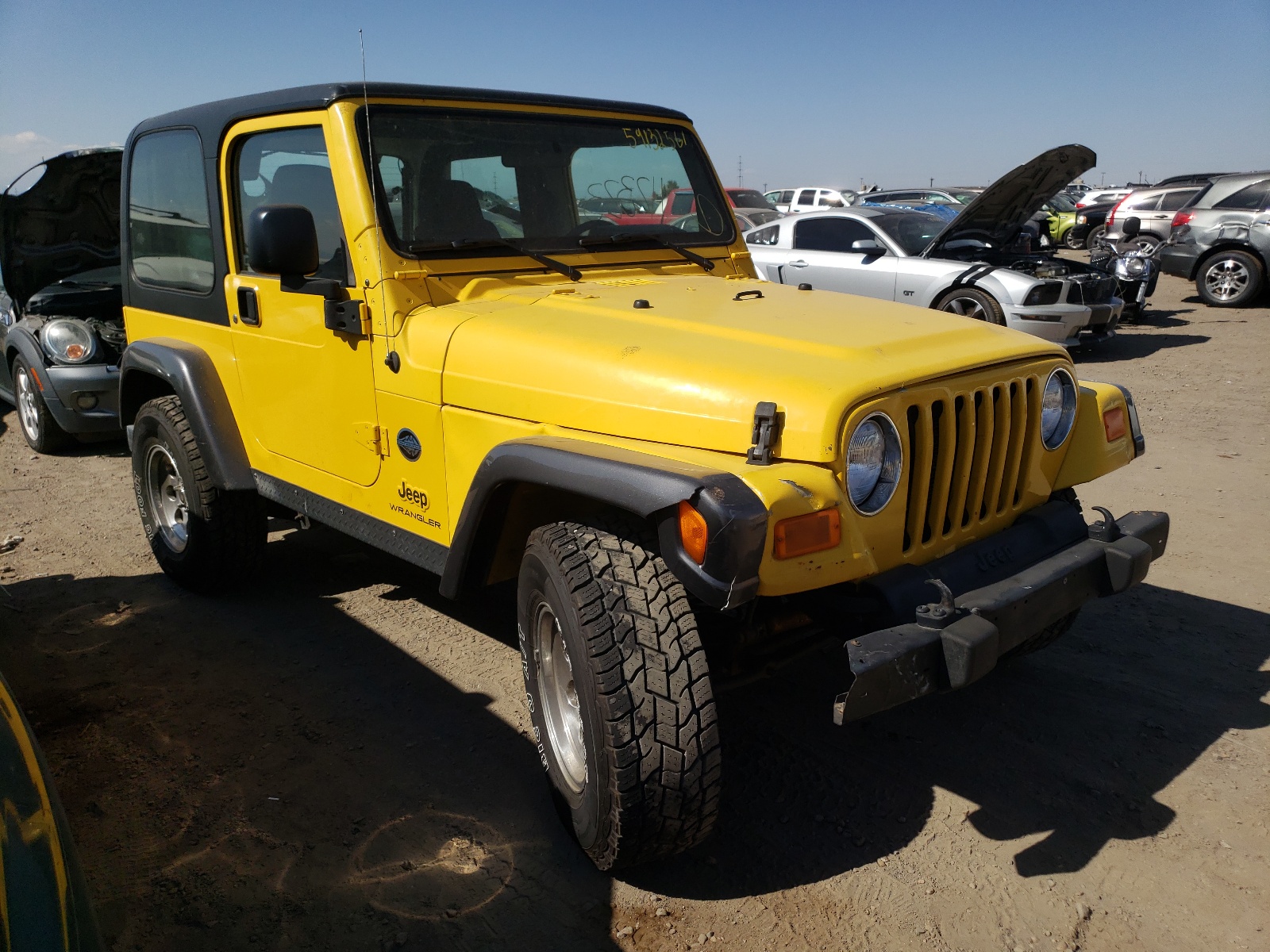 Photo 1 from auction – 2004 JEEP WRANGLER X with VIN 1J4FA39S84P781547
