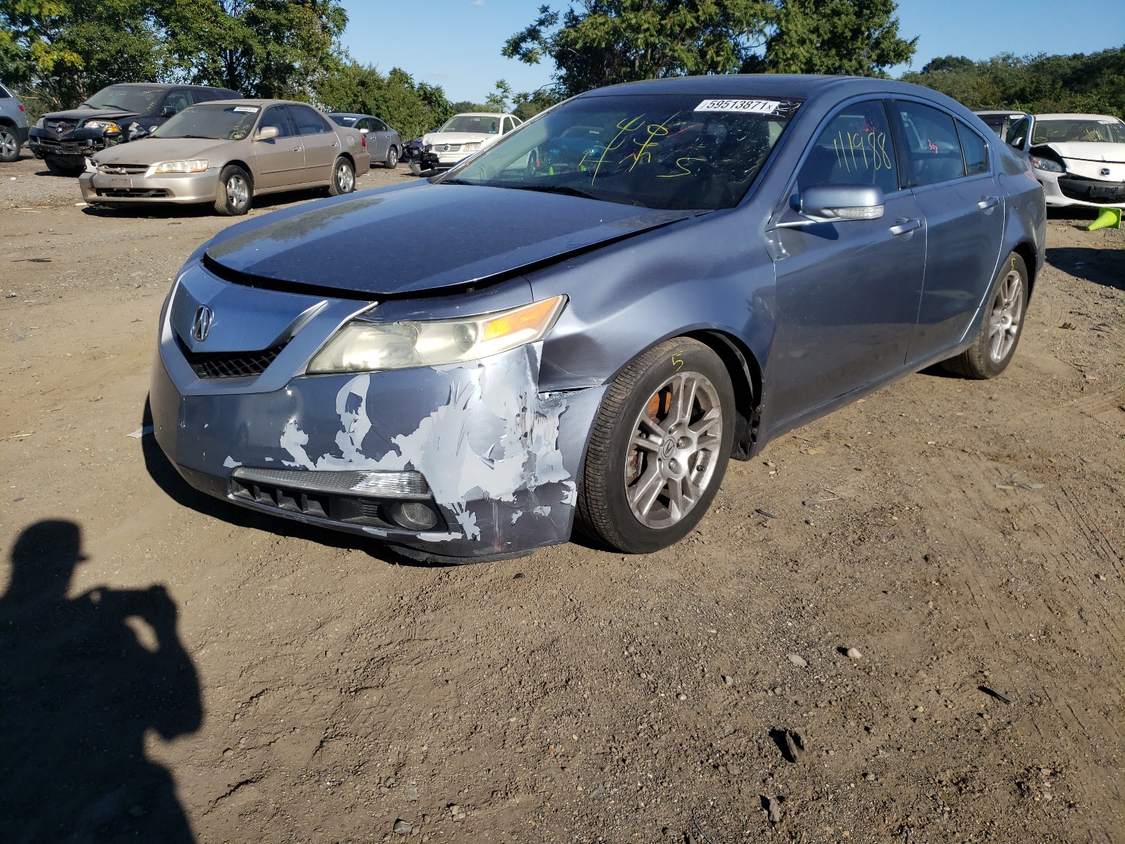 Photo 2 from auction – 2011 ACURA TL with VIN 19UUA8F21BA000092