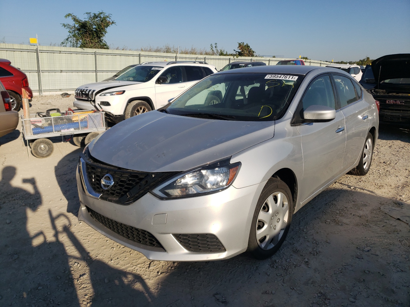 Photo 2 from auction – 2017 NISSAN SENTRA S with VIN 3N1AB7AP1HY358103