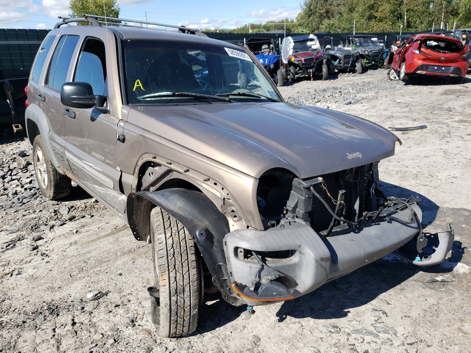 JEEP LIBERTY SP 2002 with VIN 1J4GL48K82W165291 - Photo from auction