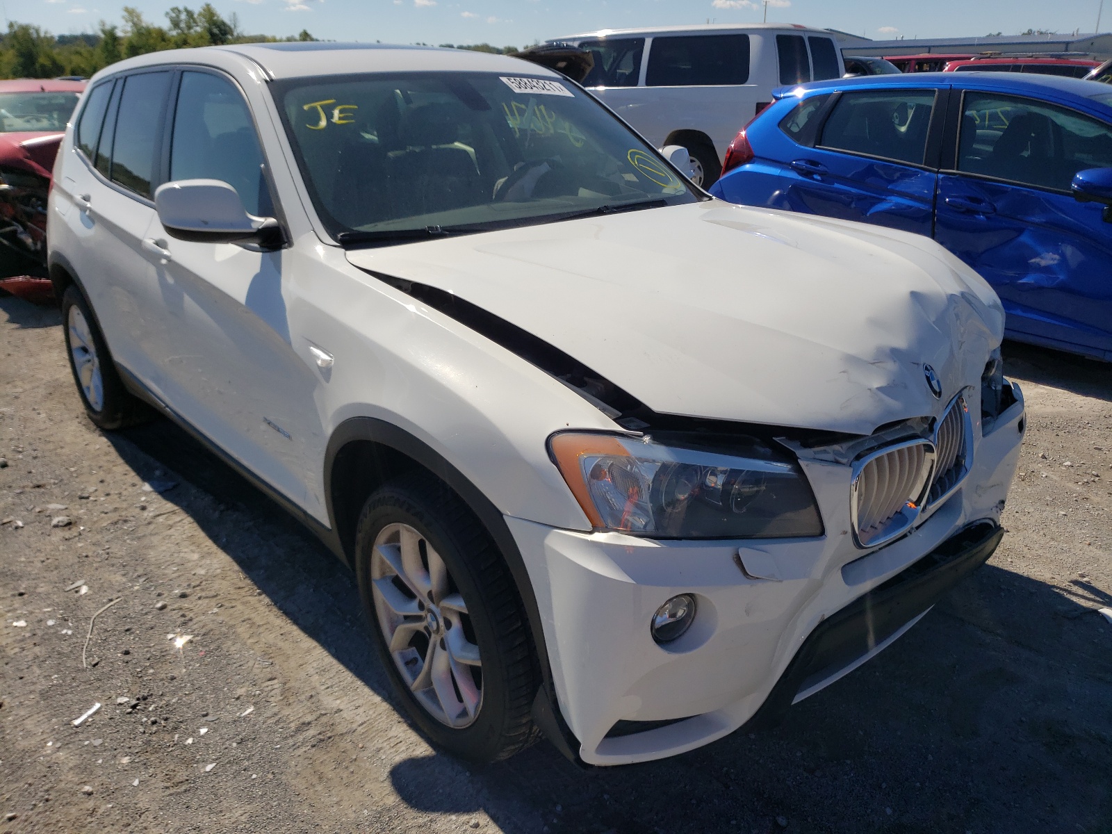 BMW X3 XDRIVE3 2014 with VIN 5UXWX7C5XE0E77811 - Photo from auction