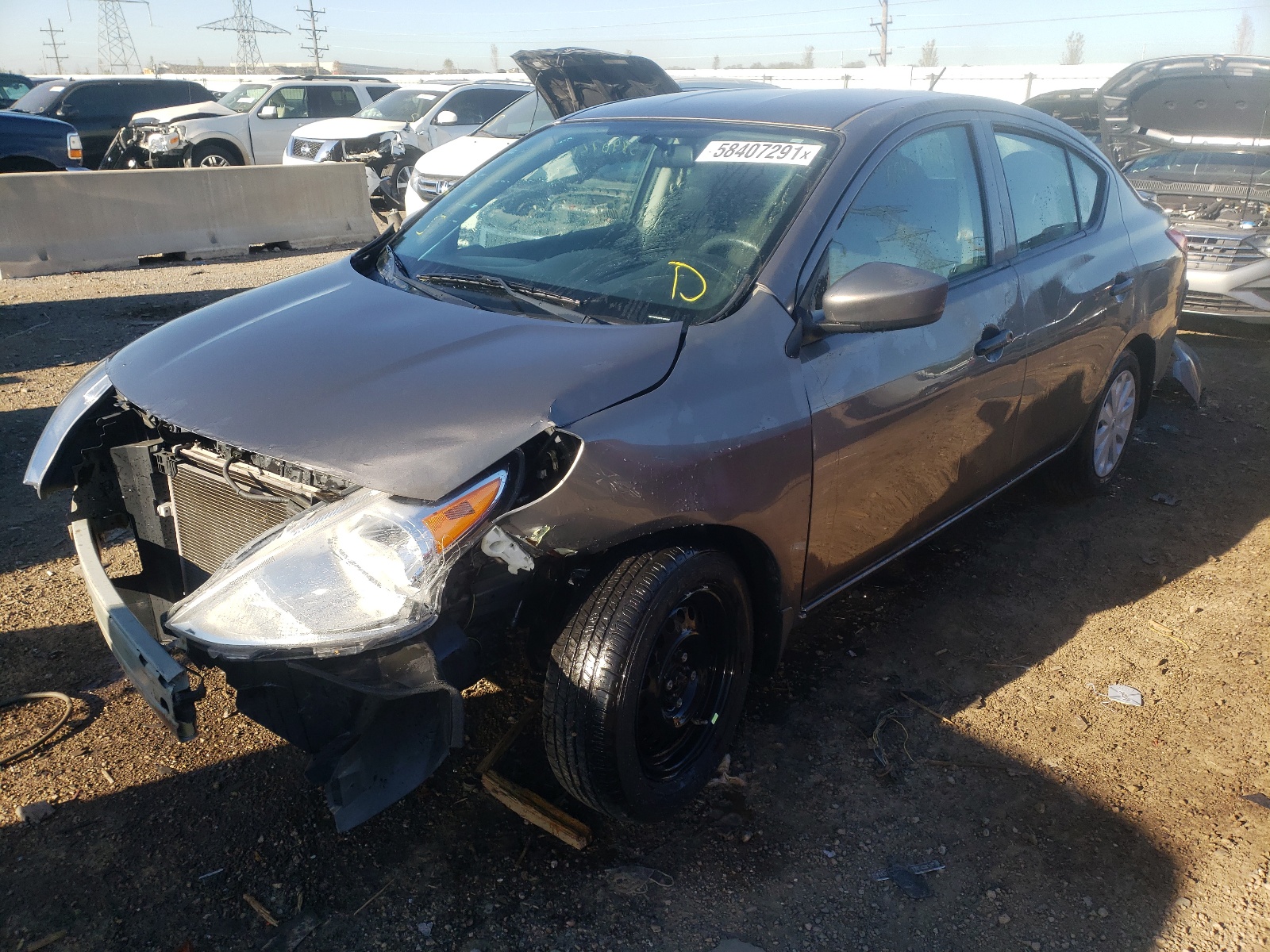 Photo 2 from auction – 2016 NISSAN VERSA S with VIN 3N1CN7APXGL842802