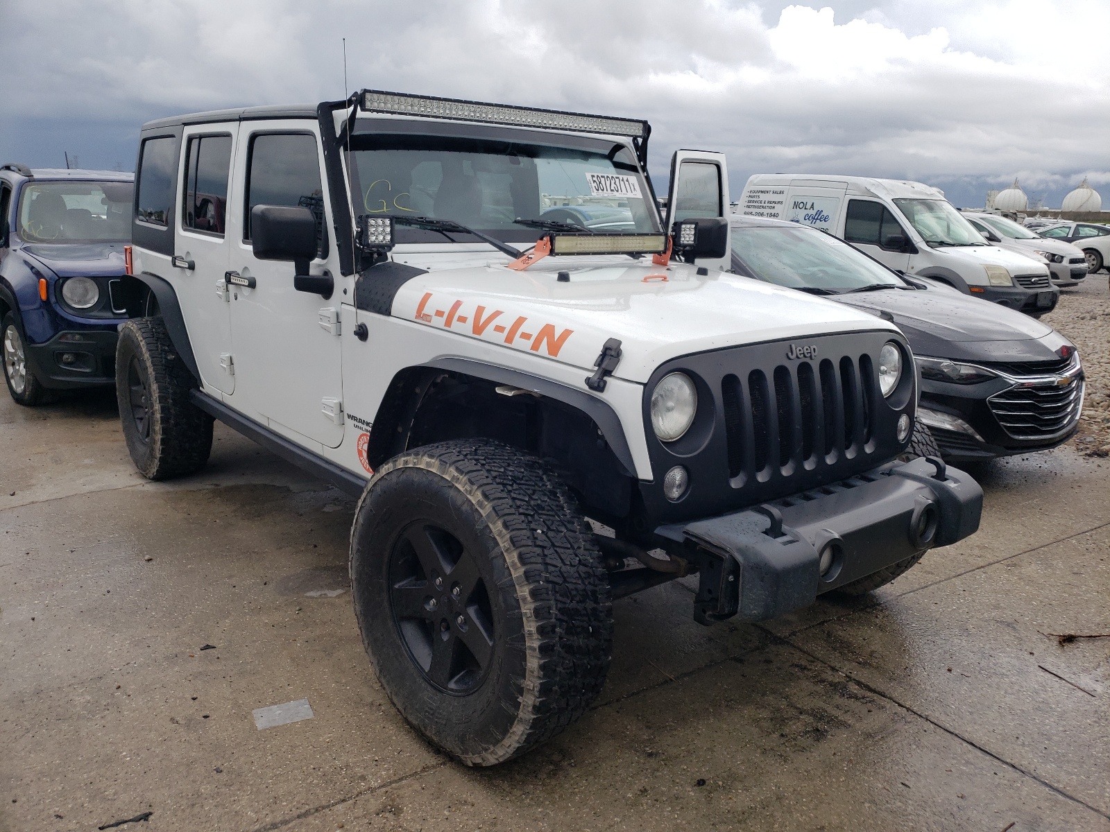 Photo 1 from auction – 2017 JEEP WRANGLER U with VIN 1C4BJWDGXHL624771