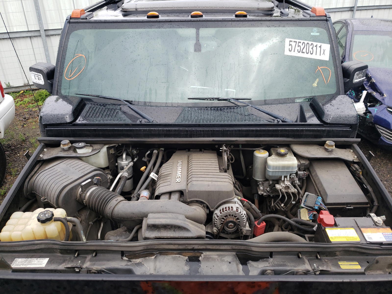 Photo 7 from auction – 2008 HUMMER H2 with VIN 5GRGN23898H108769