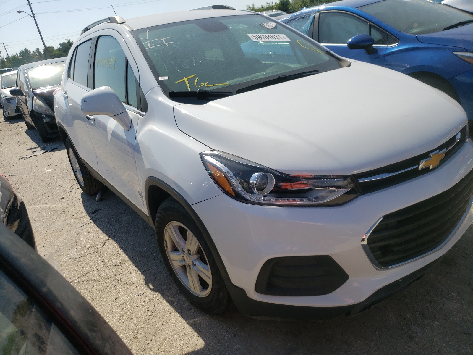 CHEVROLET TRAX 1LT 2020 with VIN 3GNCJLSB2LL118107 - Photo from auction