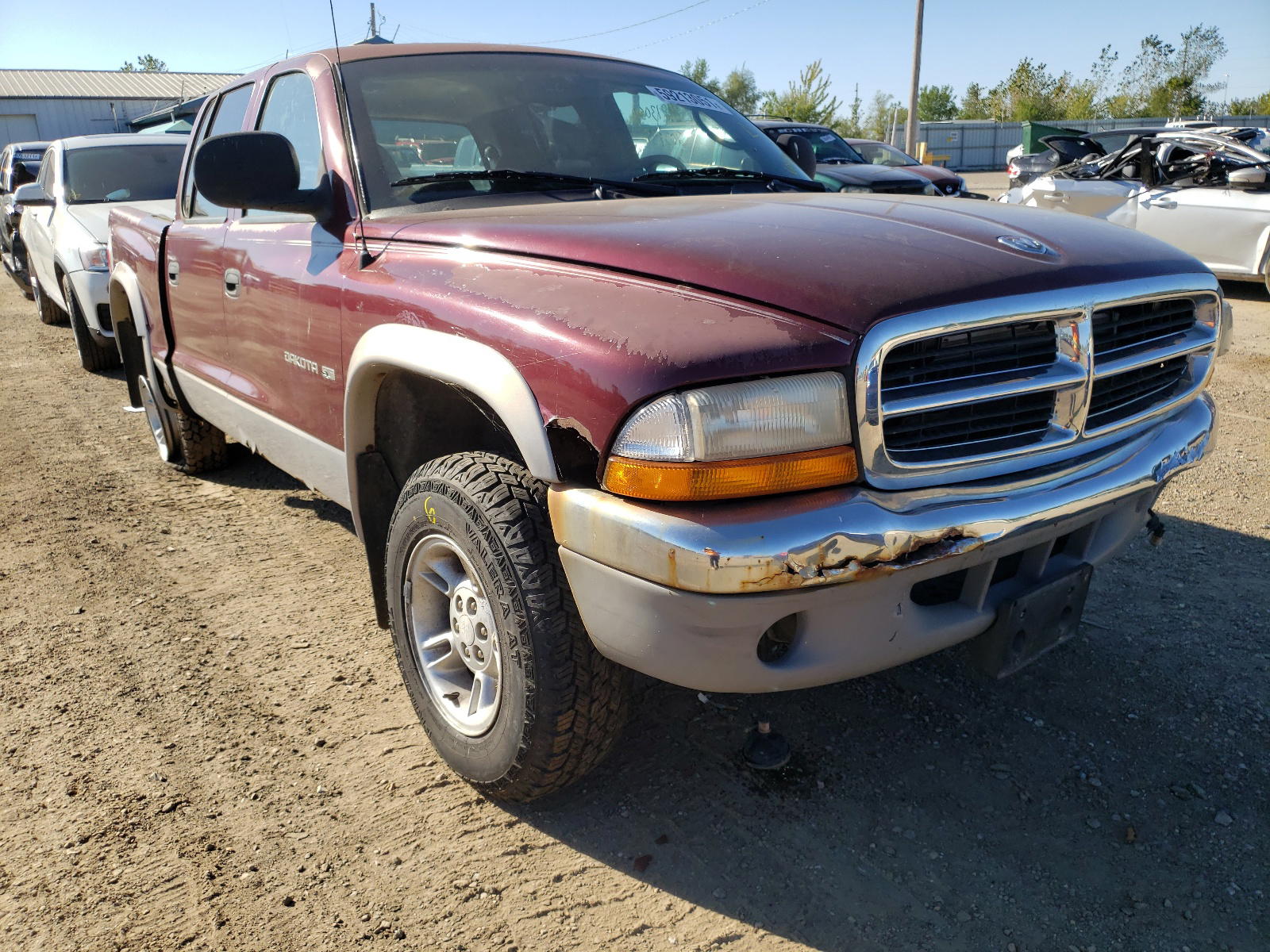 DODGE DAKOTA QUA 2000 with VIN 1B7GG2AN1YS608979 - Photo from auction