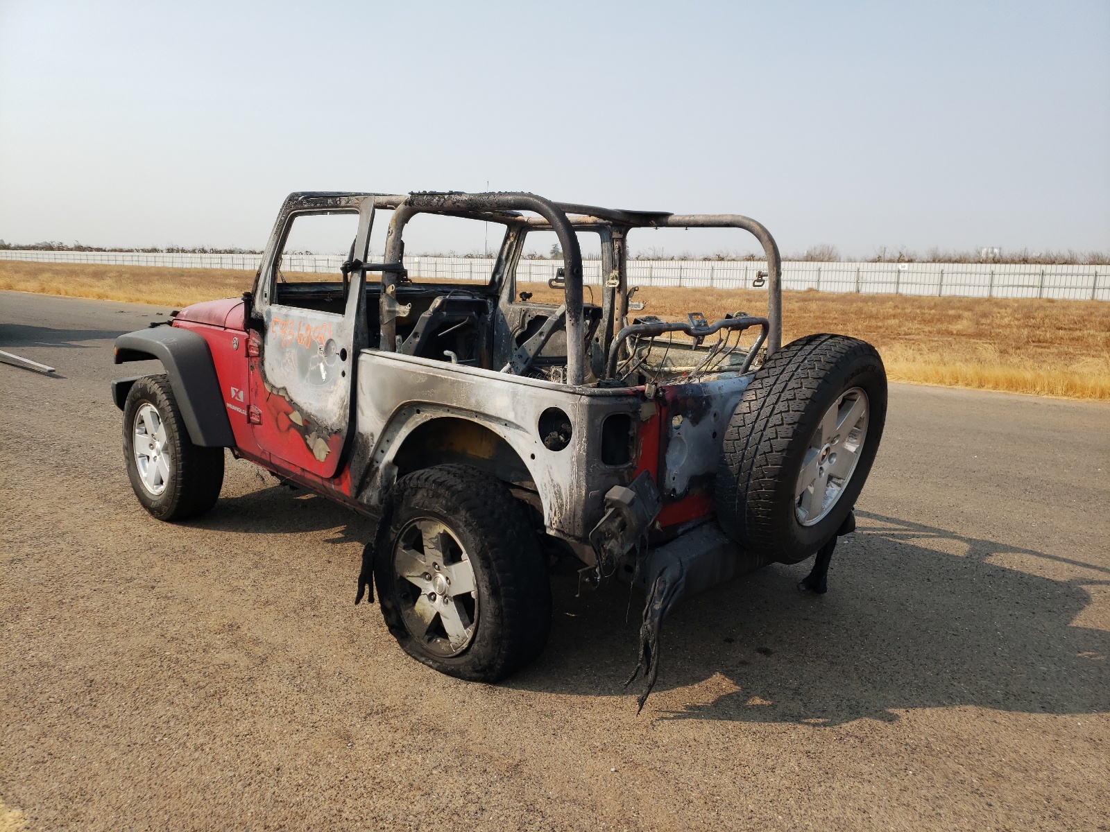 Photo 3 from auction – 2008 JEEP WRANGLER X with VIN 1J4FA24188L635123