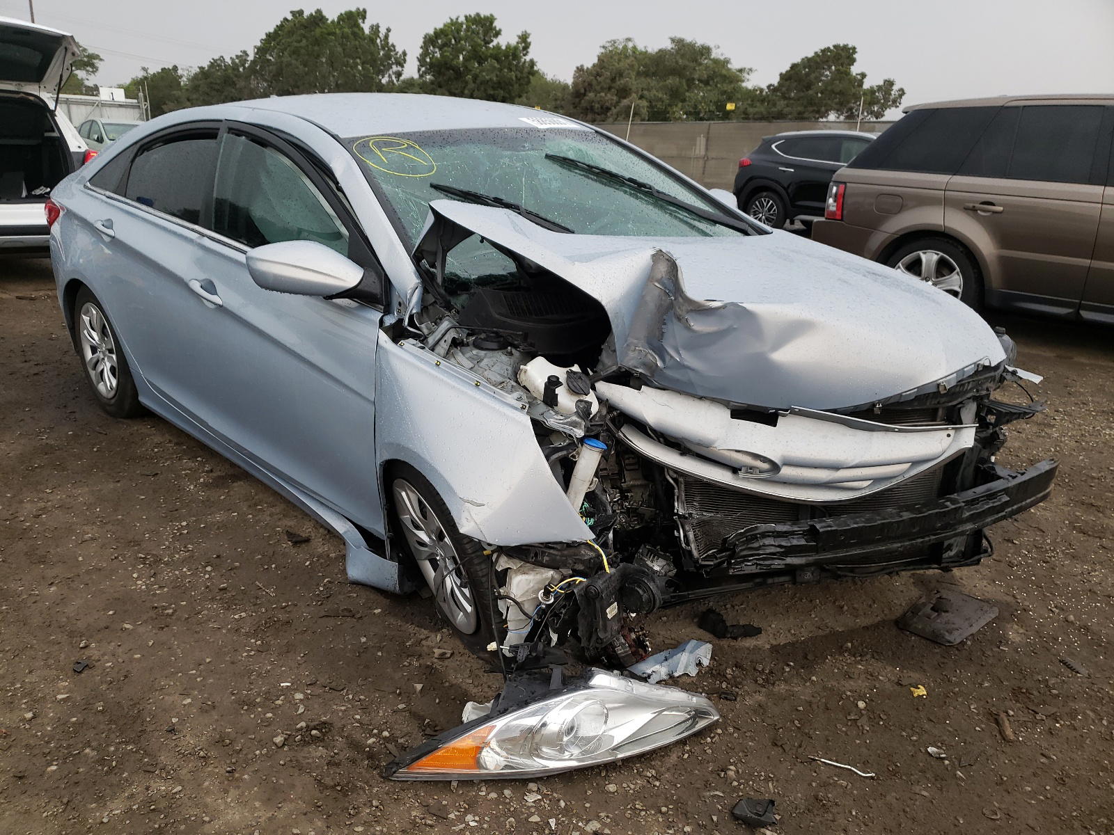 HYUNDAI SONATA GLS 2012 with VIN 5NPEB4AC3CH436767 - Photo from auction