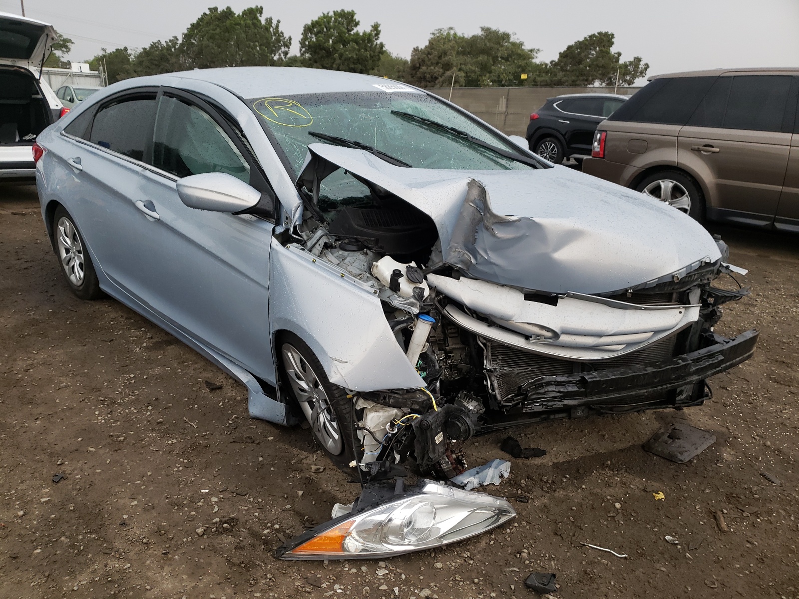 HYUNDAI SONATA GLS 2012 с VIN 5NPEB4AC3CH436767 - Фото с аукциона