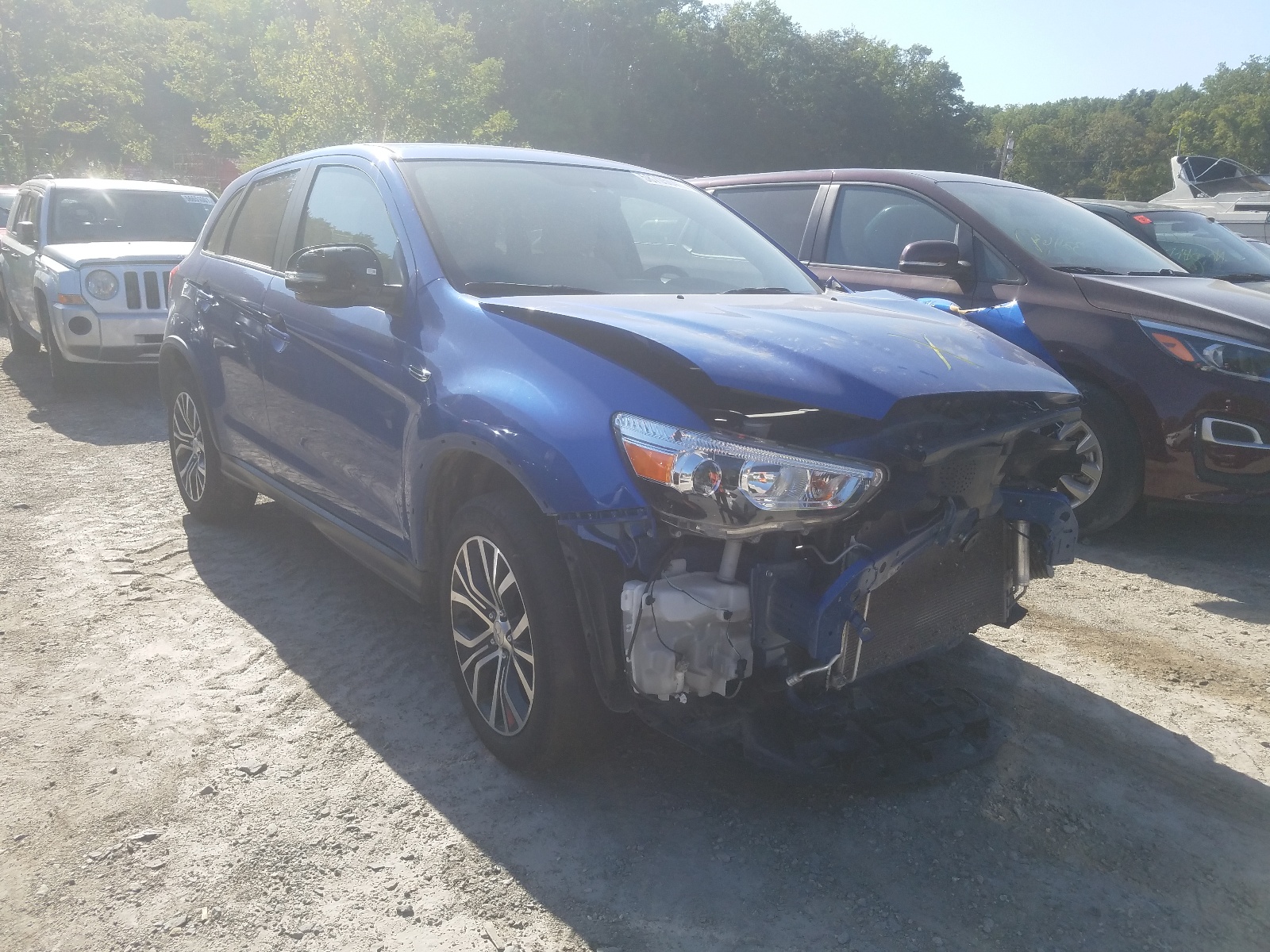 MITSUBISHI OUTLANDER 2019 with VIN JA4AP3AUXKU014464 - Photo from auction