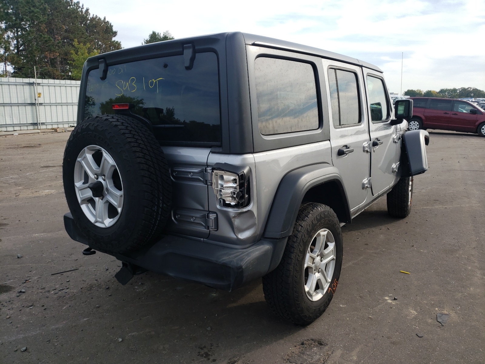 Photo 4 from auction – 2020 JEEP WRANGLER U with VIN 1C4HJXDN1LW155110