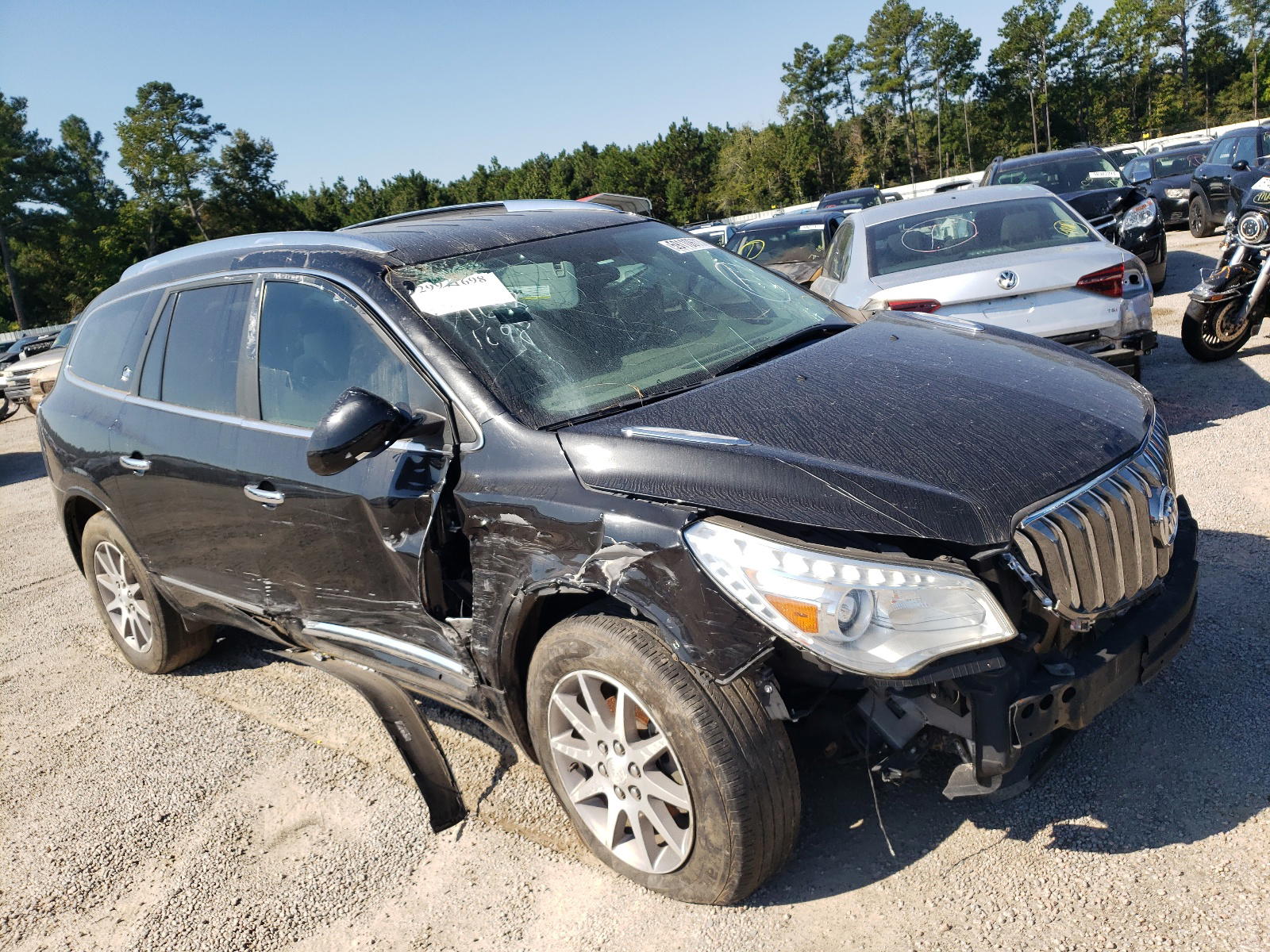 BUICK ENCLAVE 2016 with VIN 5GAKRAKD3GJ317507 - Photo from auction