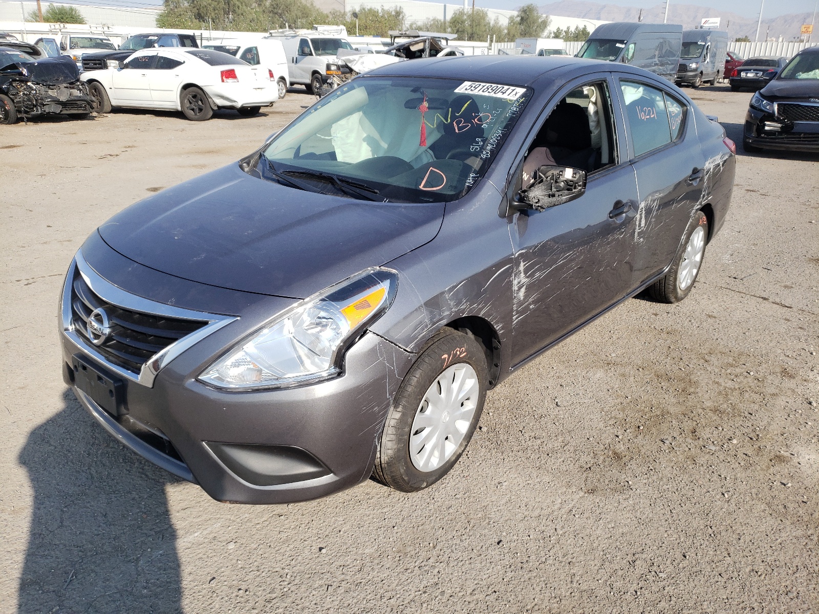 Photo 2 from auction – 2019 NISSAN VERSA S with VIN 3N1CN7AP8KL826929
