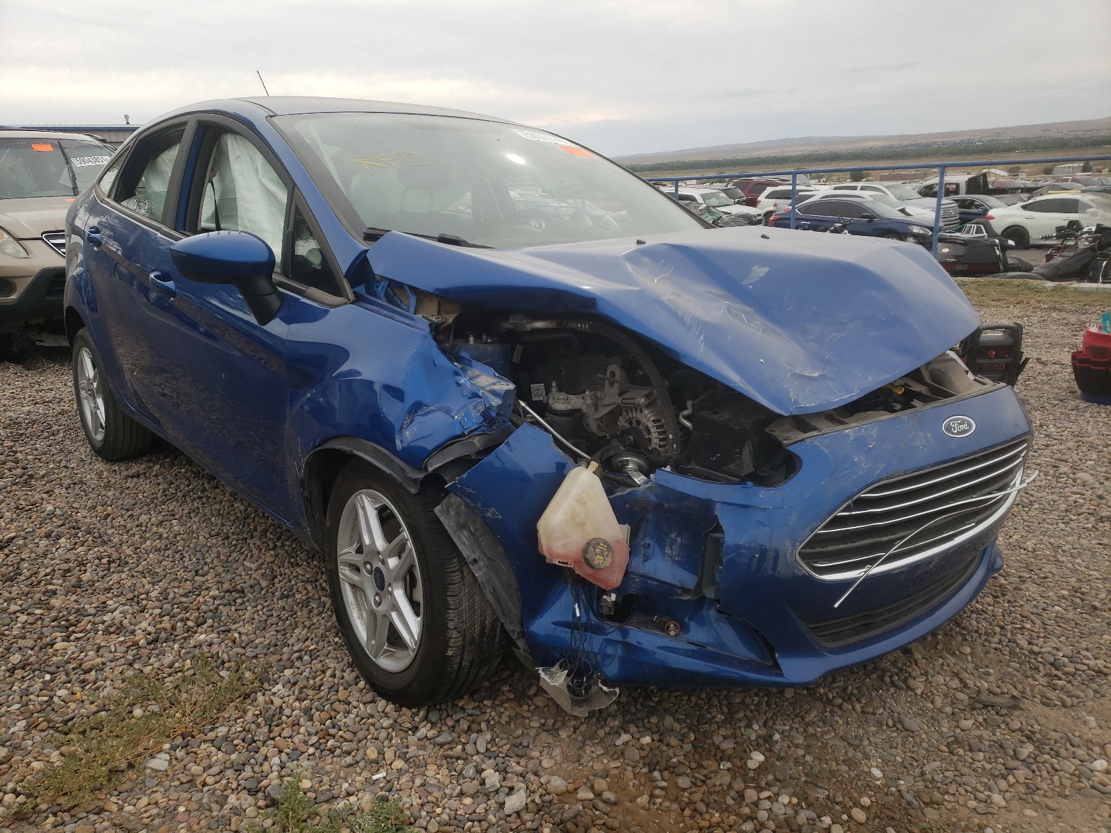 FORD FIESTA SE 2018 with VIN 3FADP4BJ0JM109976 - Photo from auction