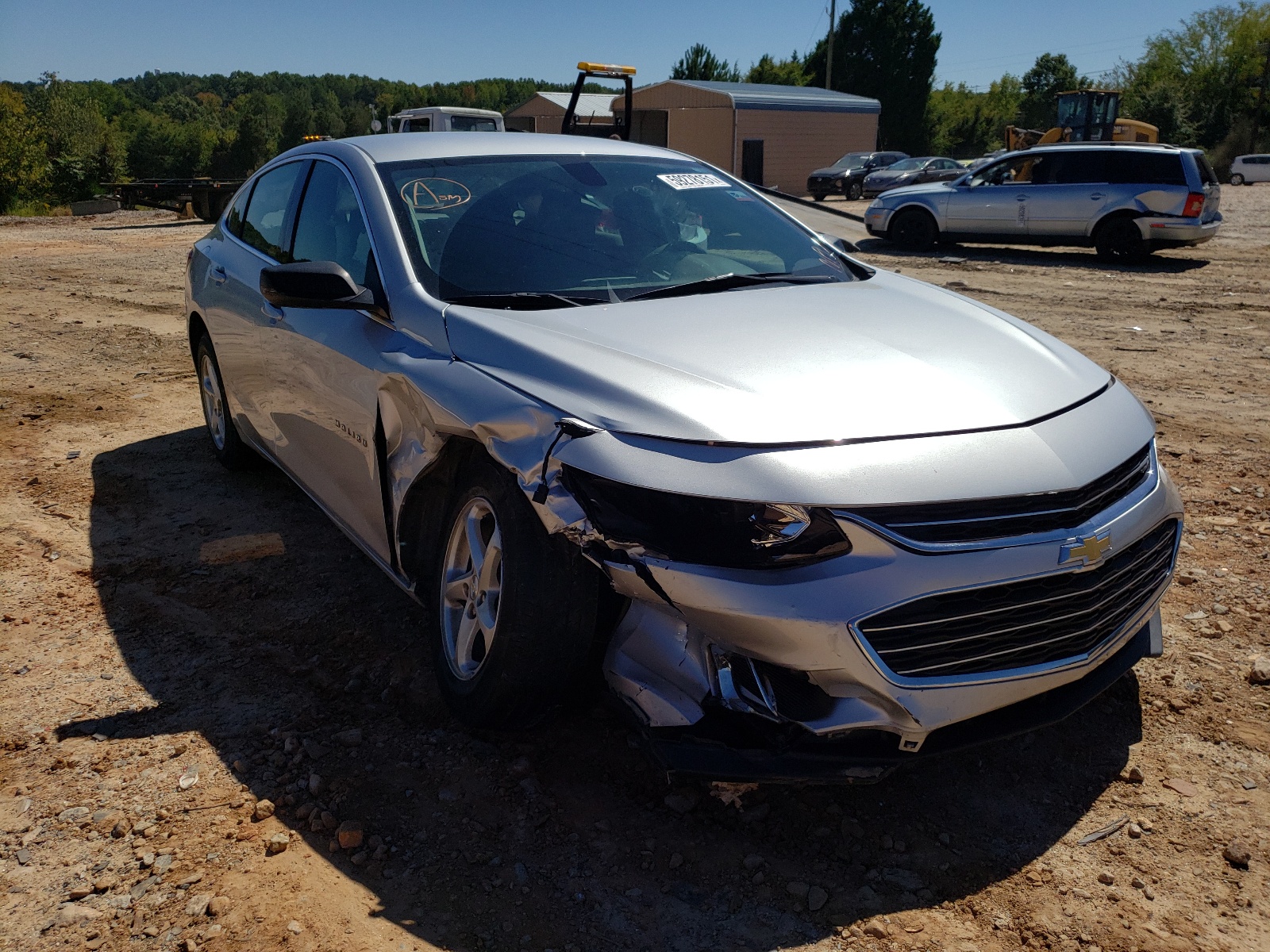 CHEVROLET MALIBU LS 2018 with VIN 1G1ZB5ST3JF261183 - Photo from auction