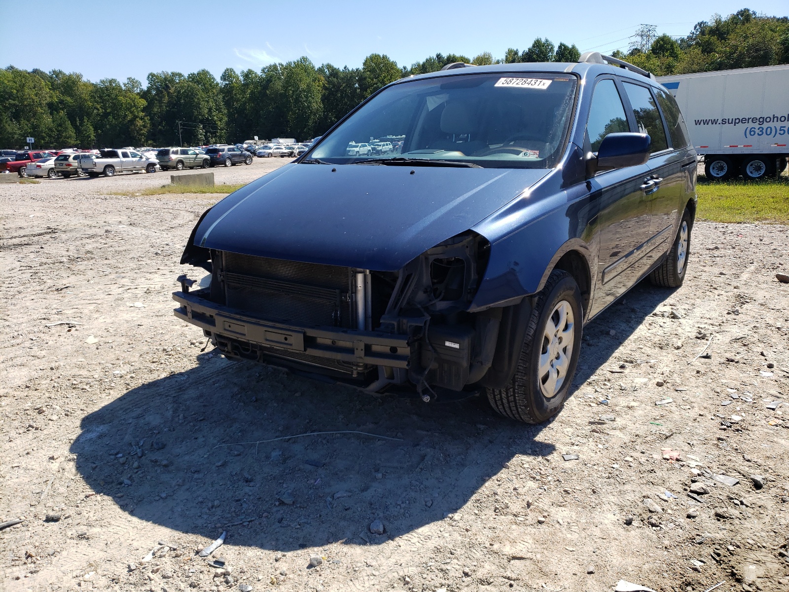 Photo 2 from auction – 2006 KIA SEDONA EX with VIN KNDMB233966091711