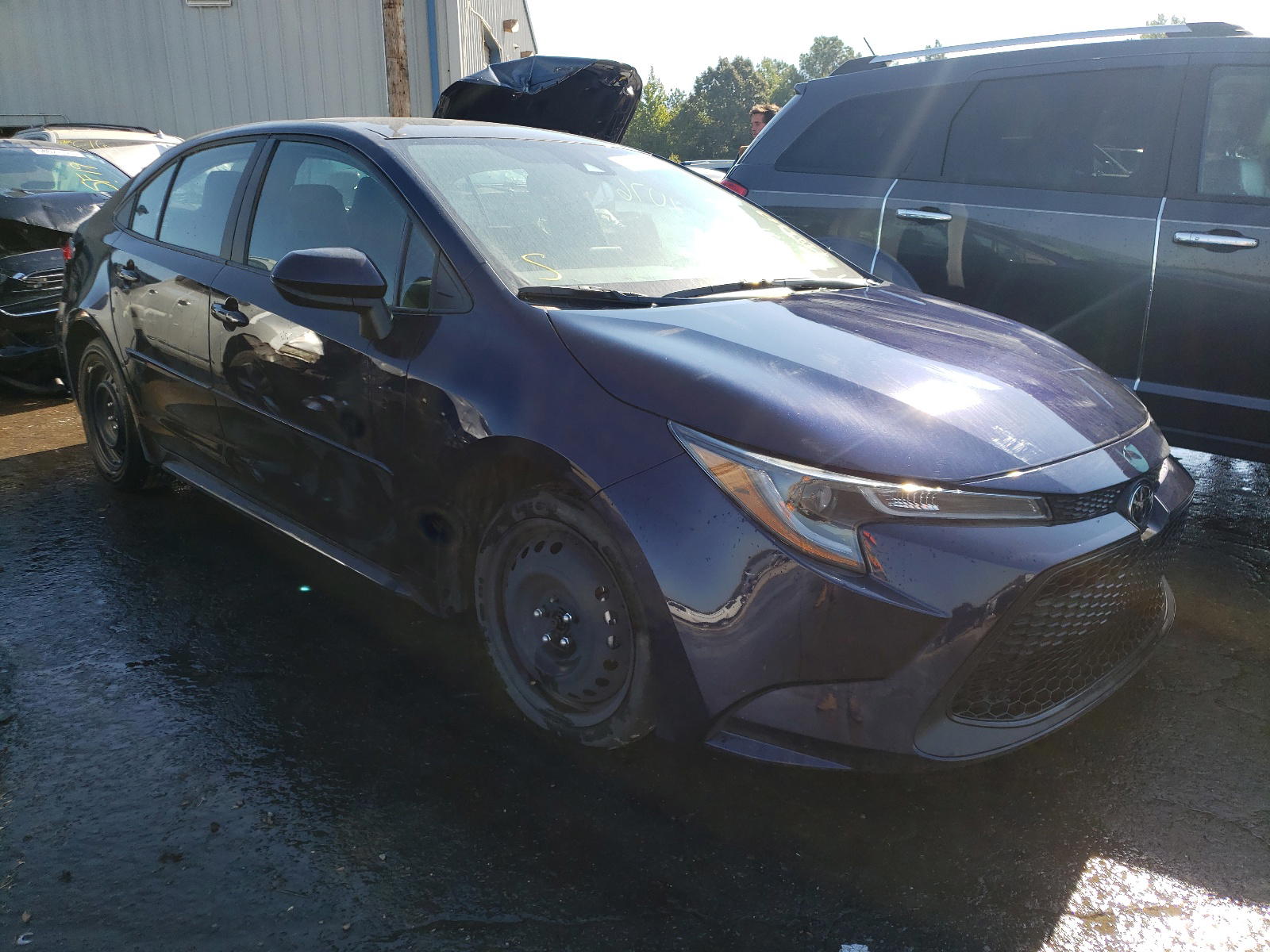 TOYOTA COROLLA LE 2021 with VIN 5YFEPMAE9MP226505 - Photo from auction