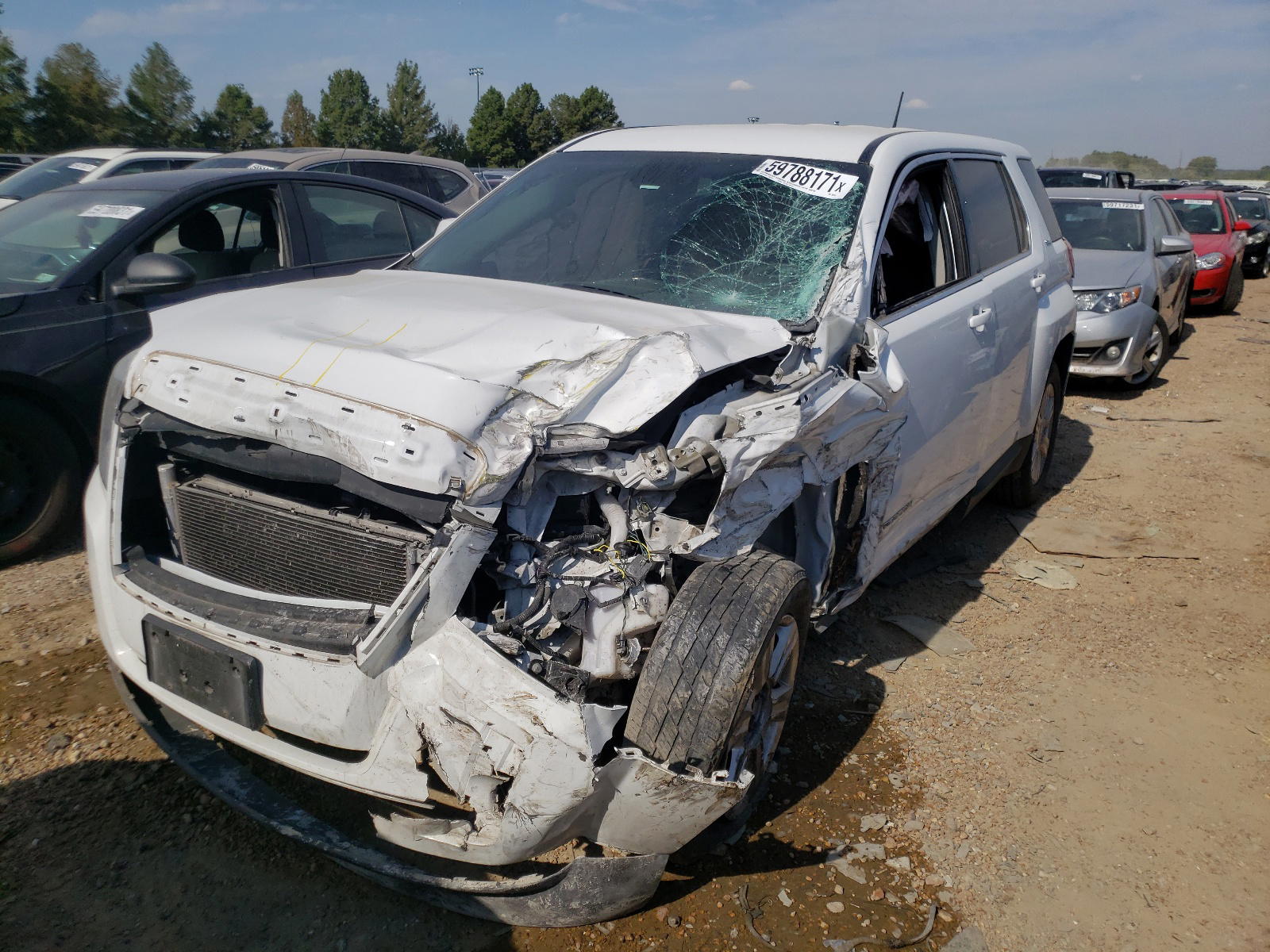 Photo 2 from auction – 2014 GMC TERRAIN SL with VIN 2GKFLVEKXE6328165