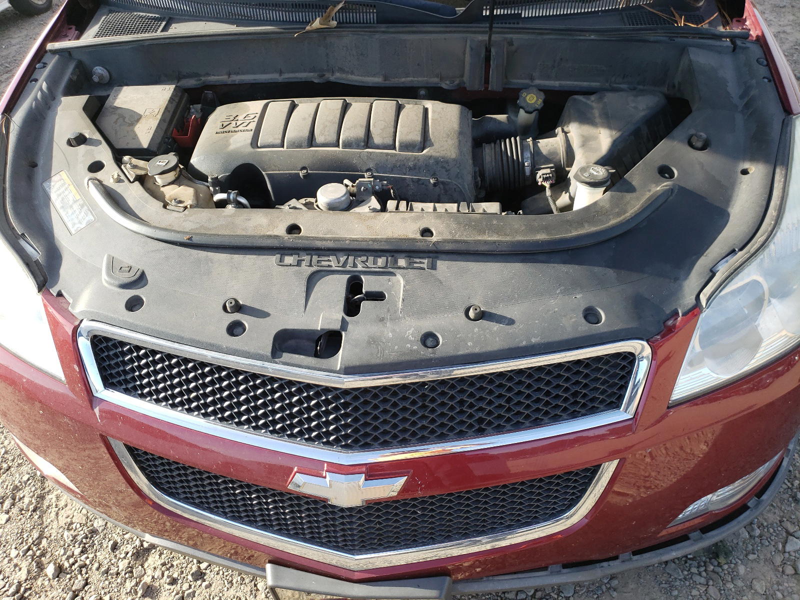Photo 7 from auction – 2011 CHEVROLET TRAVERSE L with VIN 1GNKRGED6BJ122952