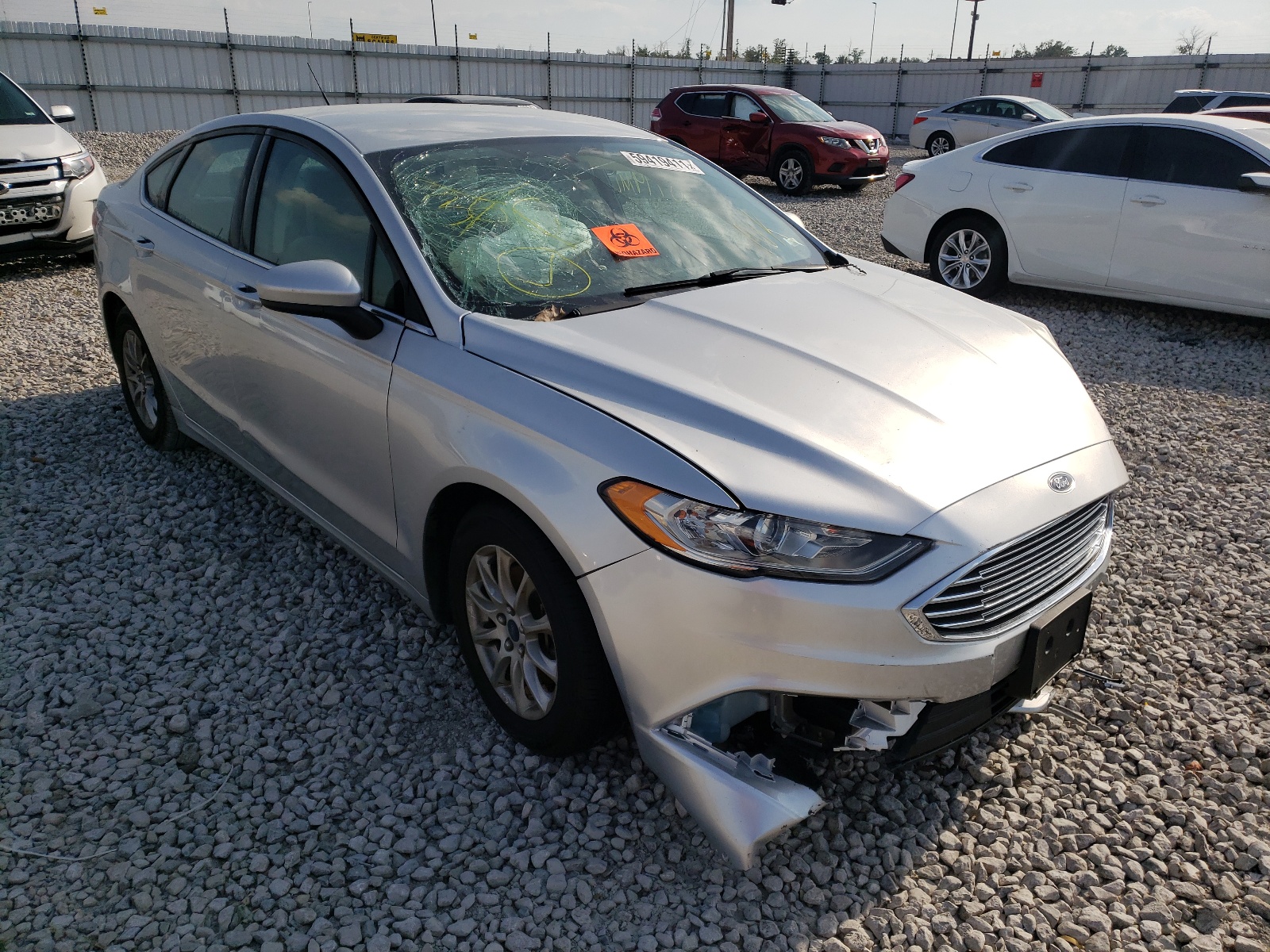Photo 1 from auction – 2017 FORD FUSION S with VIN 3FA6P0G72HR186909