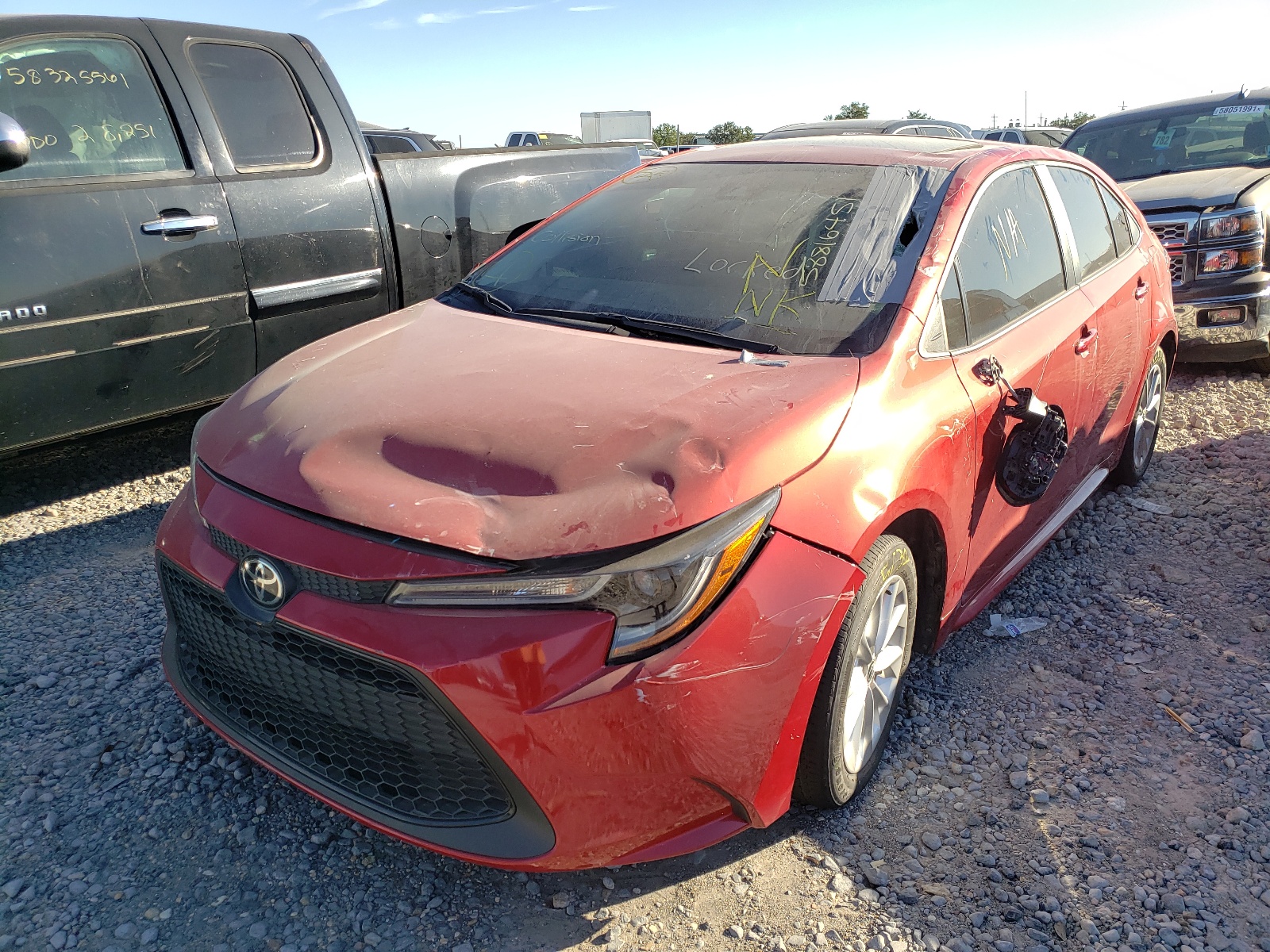 Photo 2 from auction – 2020 TOYOTA COROLLA LE with VIN 5YFHPRAE7LP016073